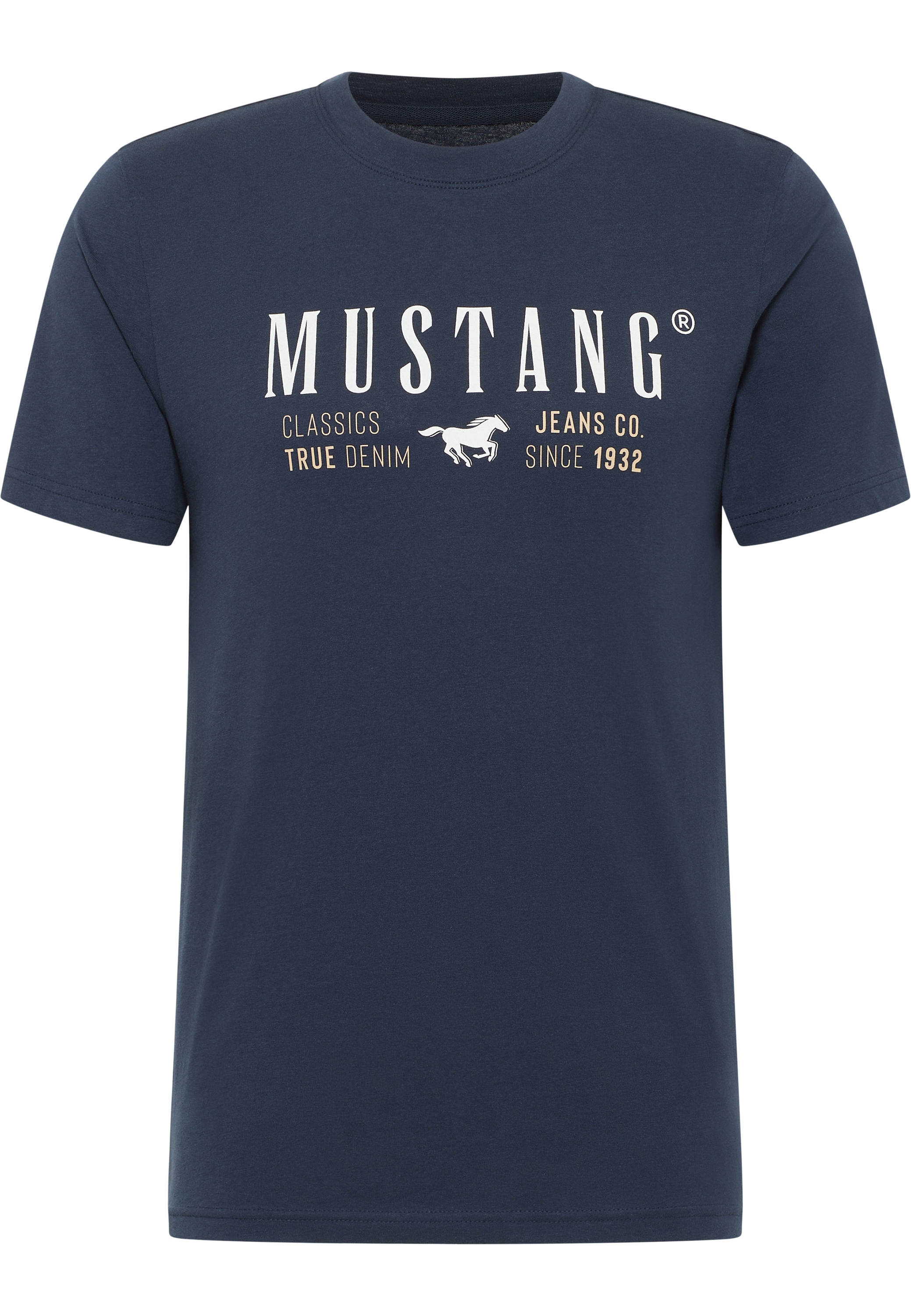 MUSTANG Kurzarmshirt »Print-Shirt« online bestellen | Jelmoli-Versand | T-Shirts