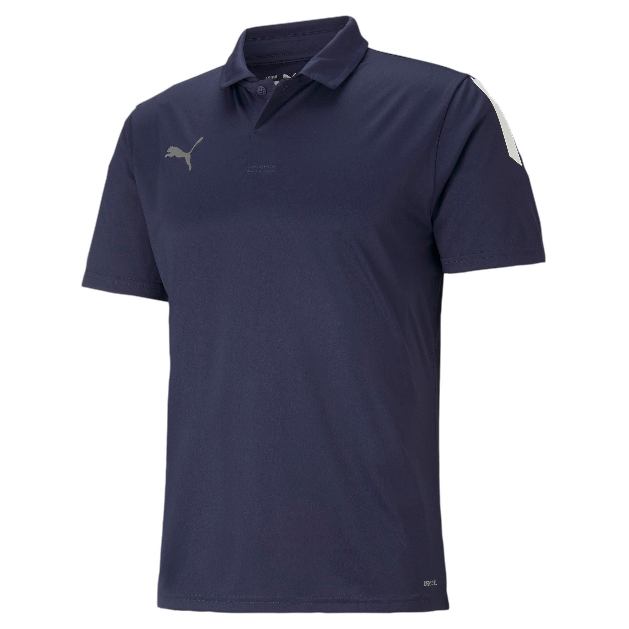 PUMA Poloshirt "TEAMLIGA SIDELINE POLO" reguläre Passform, feuchtigkeitsableitende dryCELL Technologie