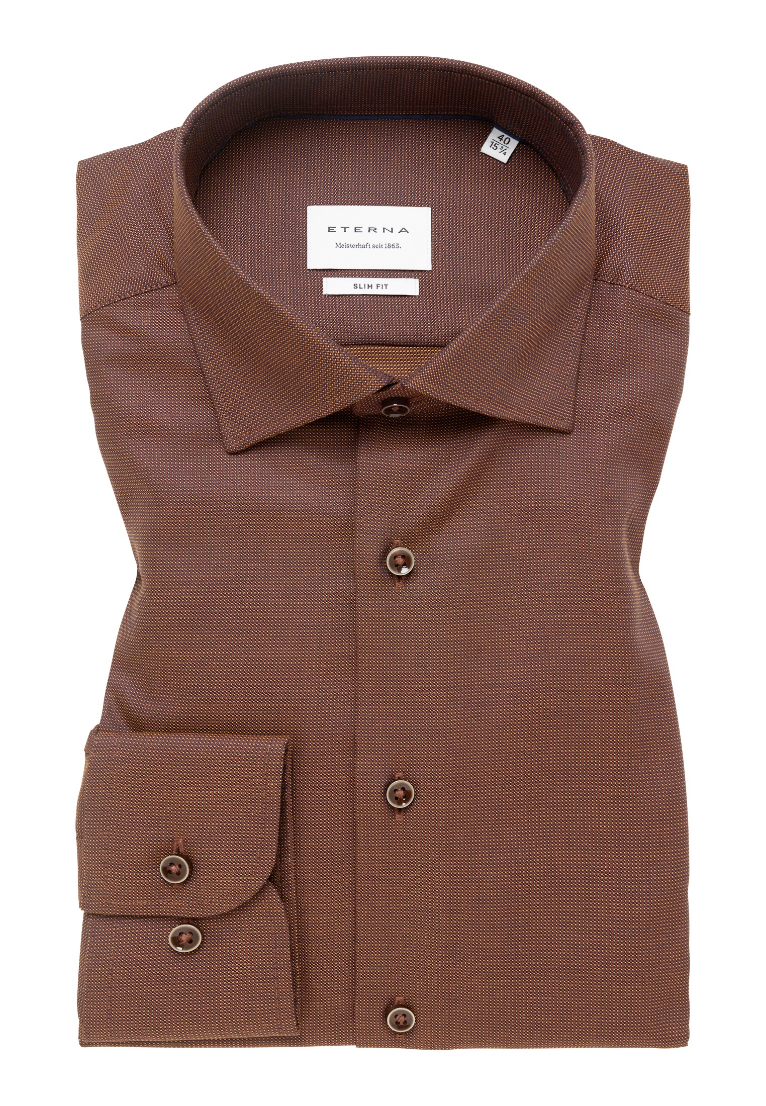 Eterna Langarmhemd »SLIM FIT«, NON IRON (bügelfrei)