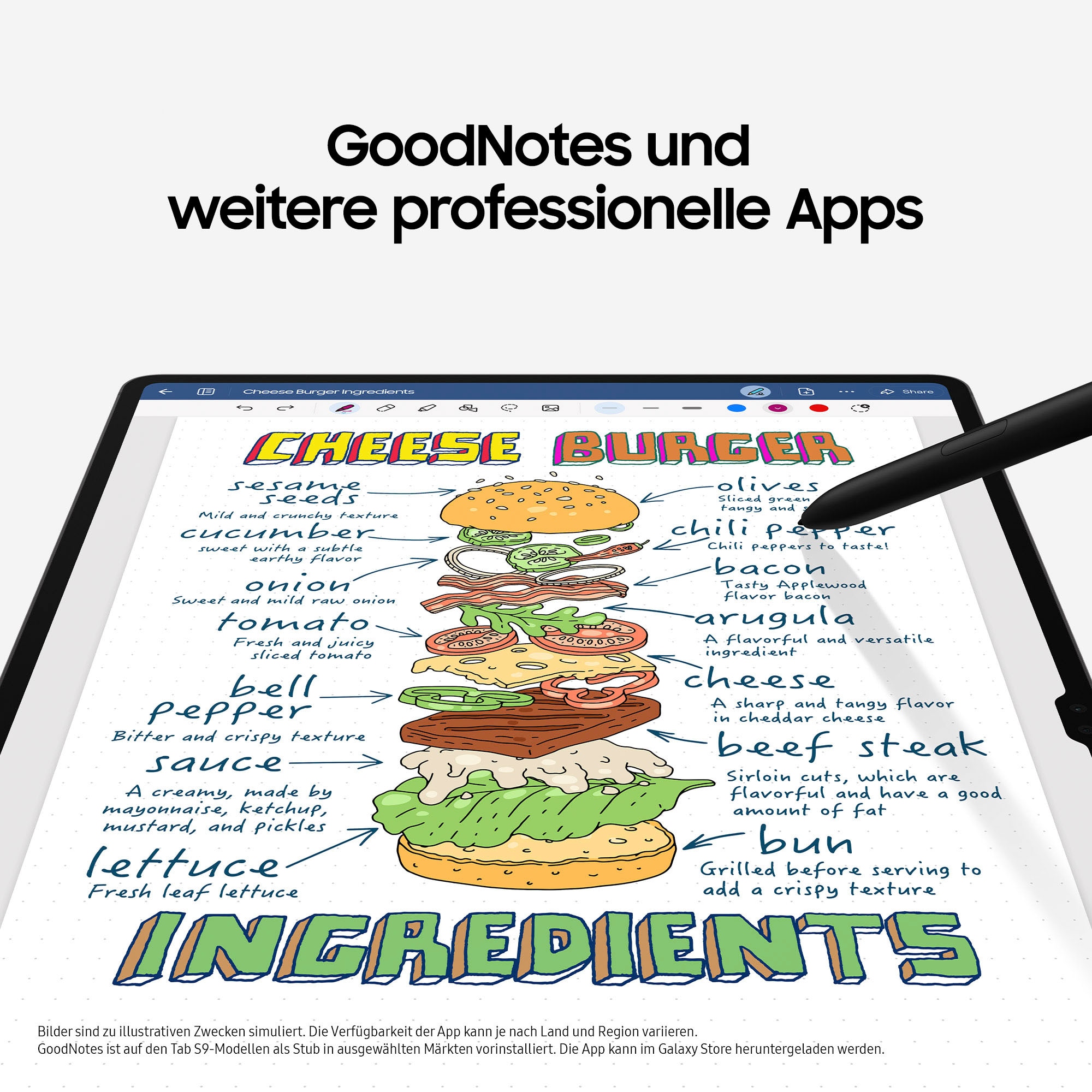 Samsung Tablet »Galaxy Tab S9 5G«, (27,81 cm / 11 Zoll), Android, WQXGA, 5G, AI-Funktionen)