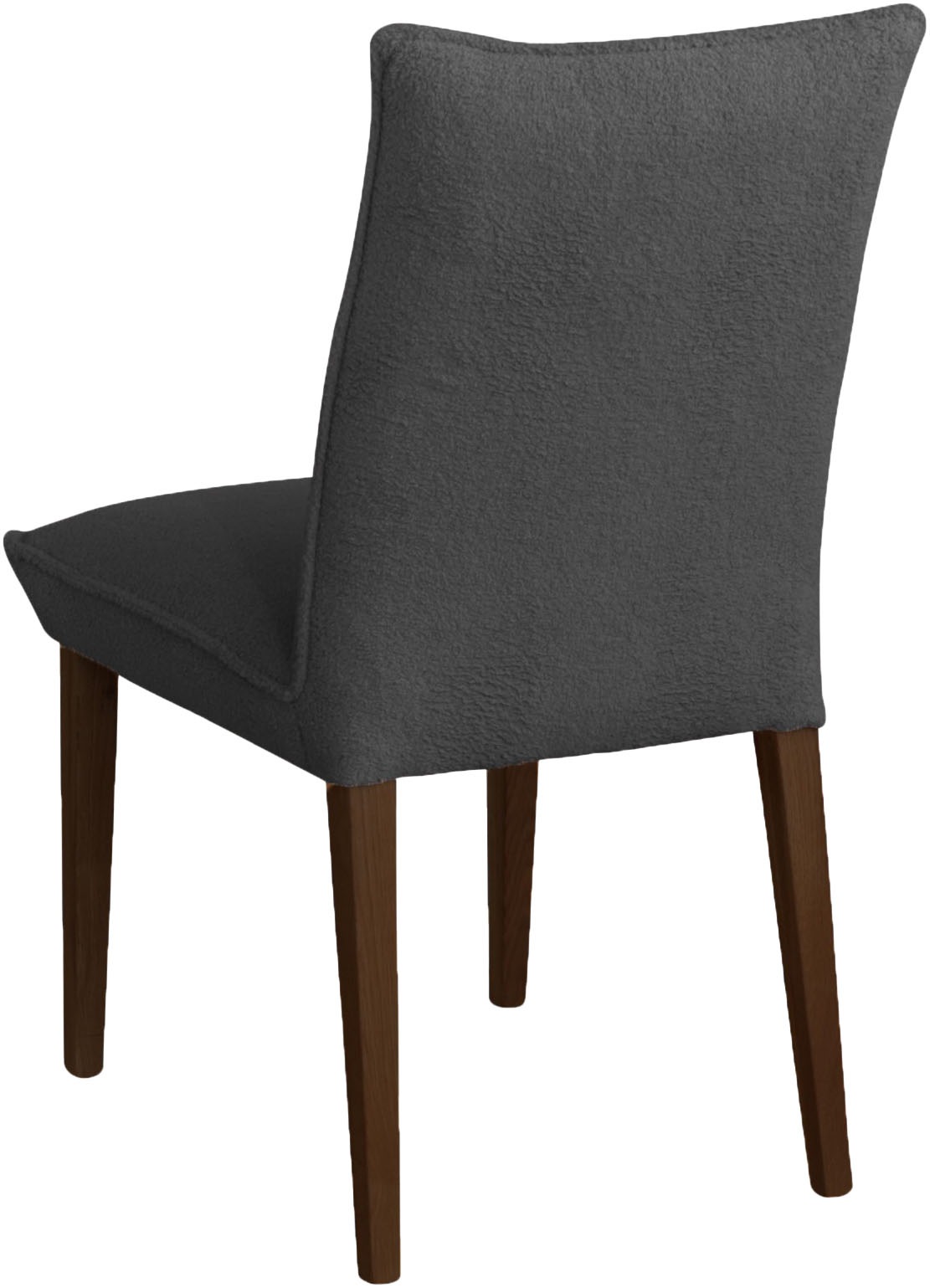 Home affaire 4-Fussstuhl »Atena«, (Set), 2 St., Luxus-Microfaser Teddyoptik, Gestell aus Massivholz Buche, Bezug Teddyoptik