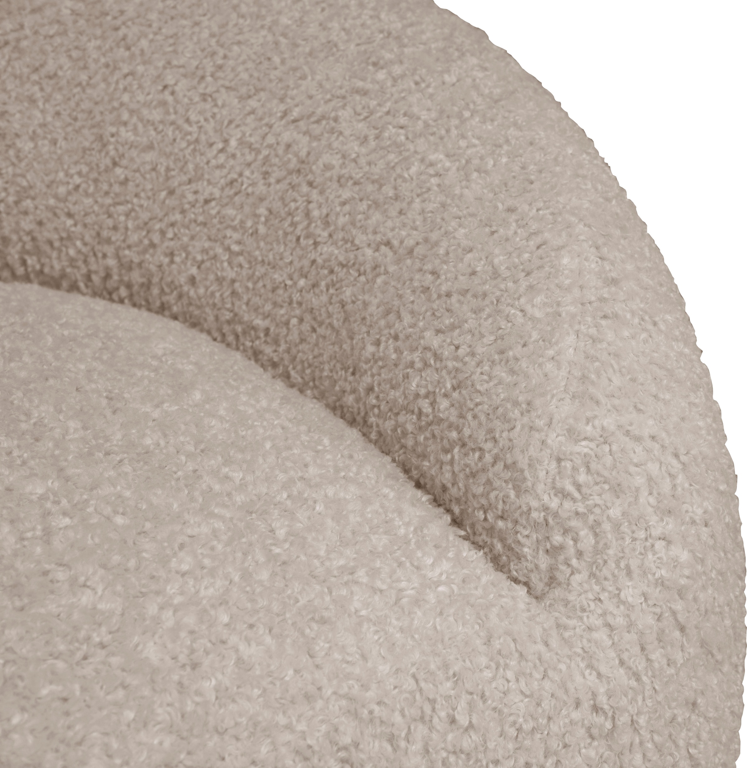 LeGer Home by Lena Gercke Ecksofa »YANI L-Form, Designersofa, organische Form, Masse B/T/H: 255/170/81 cm«, mit Wellenunterfederung, auch in Bouclé, Recamiere rechts/links