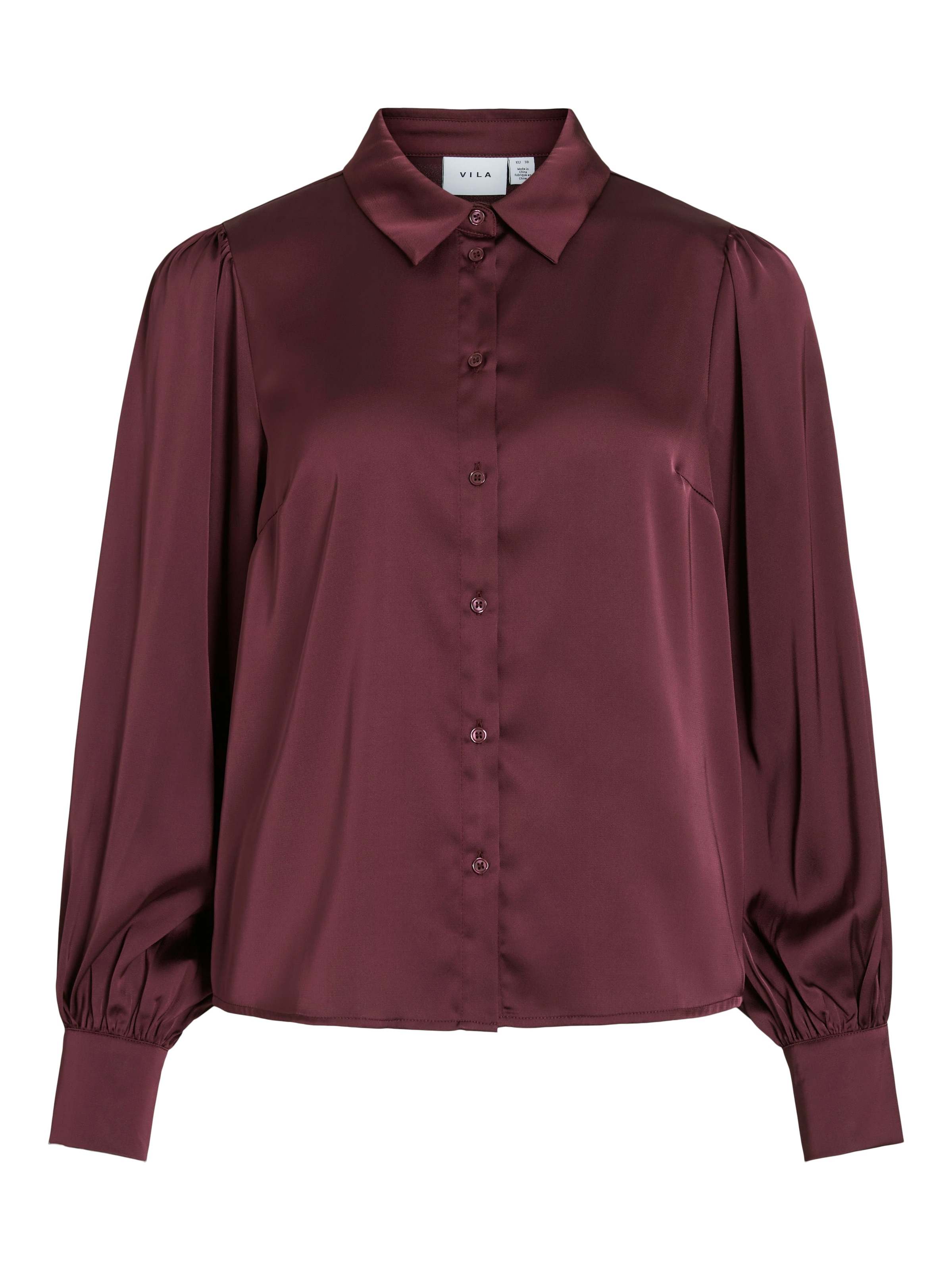 Vila Langarmbluse »VIENNA RAVENNA L/S BALLOON SHIRT - NOOS«
