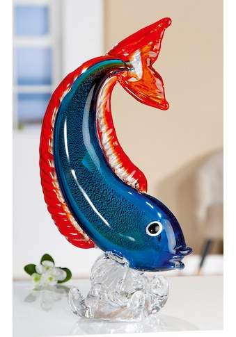 GILDE GLAS art Dekofigur »Skulptur Fisch«, (1 St.), Dekoobjekt, Tierfigur, Höhe 32 cm,... kaufen