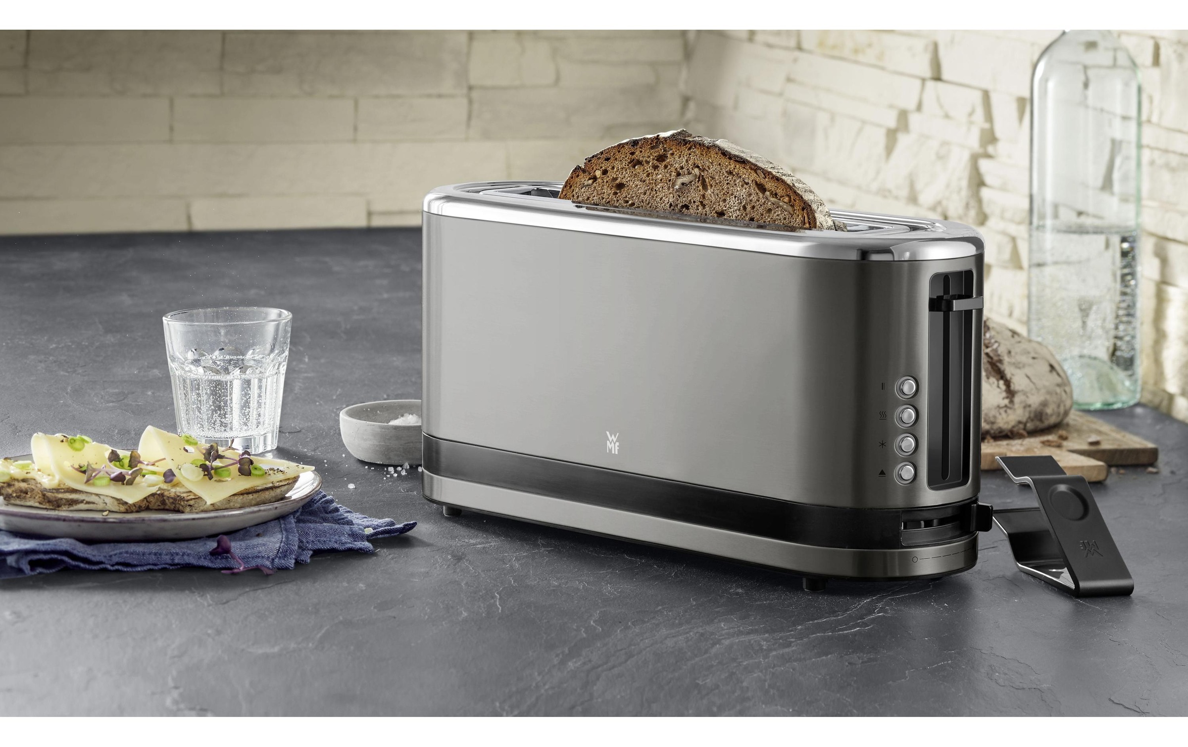 WMF Toaster »KÜCHENminis Graphit-/Silberfarben«, für 2 Scheiben, 900 W