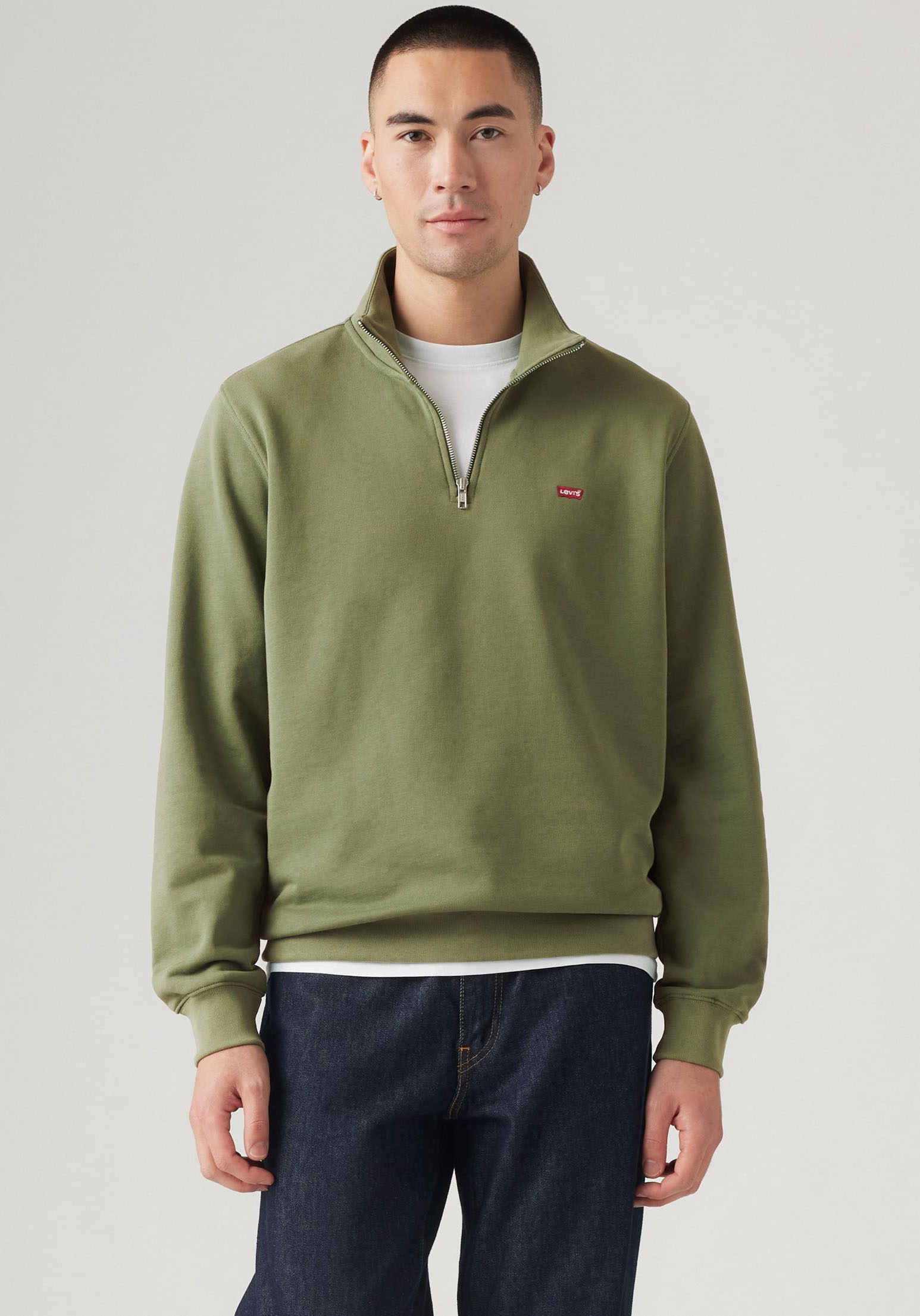 Levi's® Sweatshirt »ORIGINAL HM 1/4 ZIP«, mit Troyer-Kragen und Logo-Stickerei