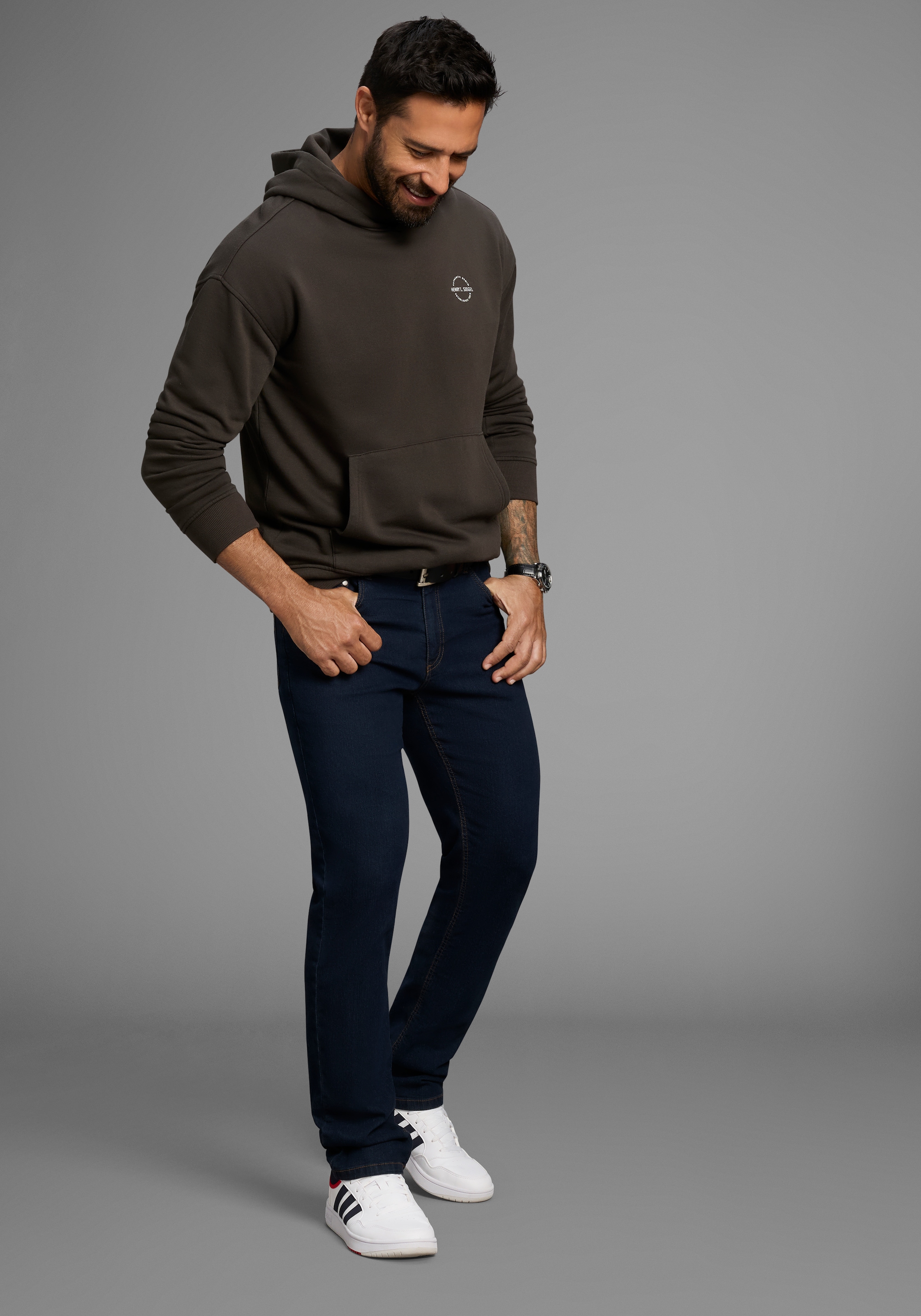 Arizona Dehnbund-Jeans »Paul«, elastischer Dehnbund, Comfort-Fit, gerader Beinschnitt