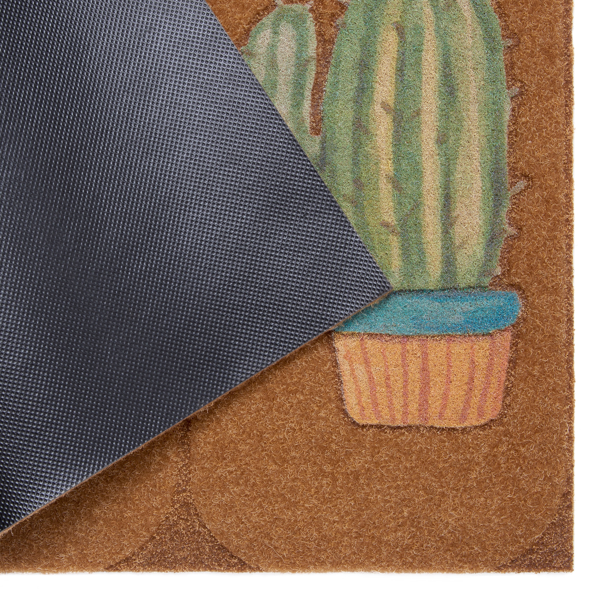 my home Fussmatte »Kaktus«, Farbenfroh, Rutschfest, Pflegeleicht, online bestellen Robust, Jelmoli-Versand Kokos-Look, rechteckig, | Schmutzfang