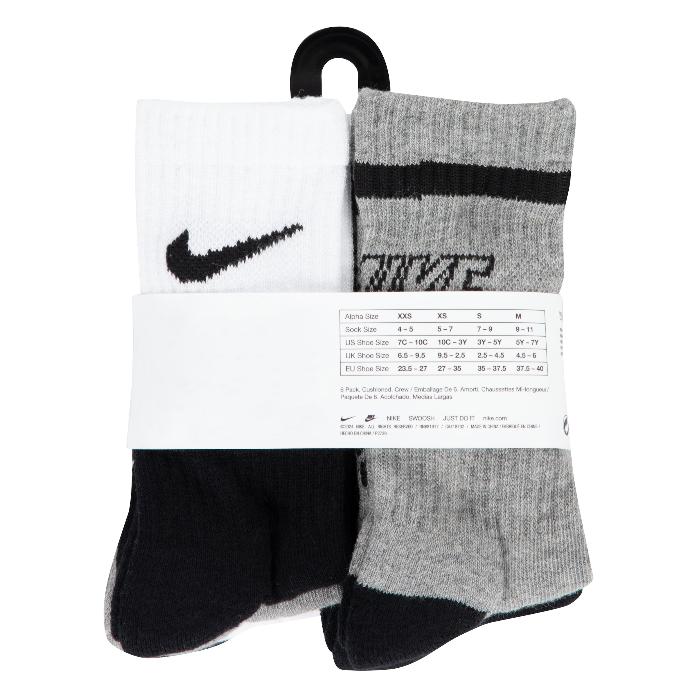 Nike Sportswear Socken »NHN NSW RETRO 6PK CREW«, (6 Paar), für Kinder Gr. 27 - 34,5