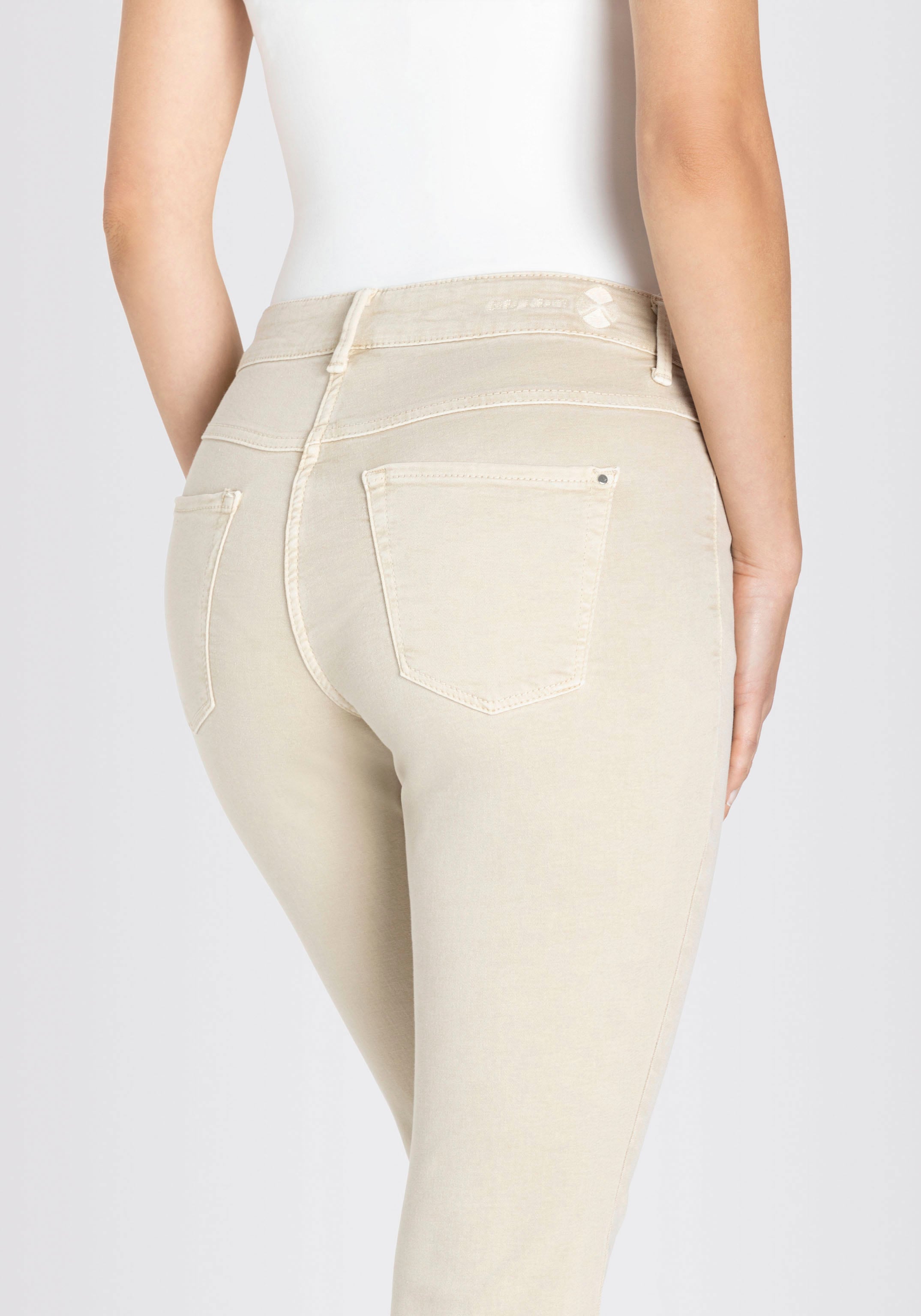 MAC 7/8-Jeans »Dream Chic«, verkürzte Form mit Reissverschluss
