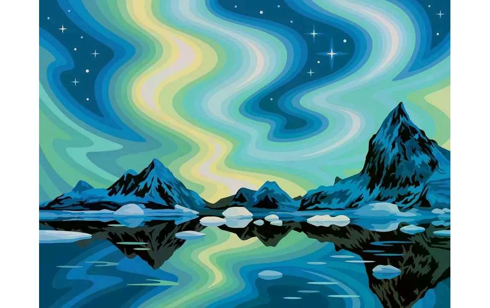 Ravensburger Malen nach Zahlen »CreArt – Northern Lights auf Leinwand«