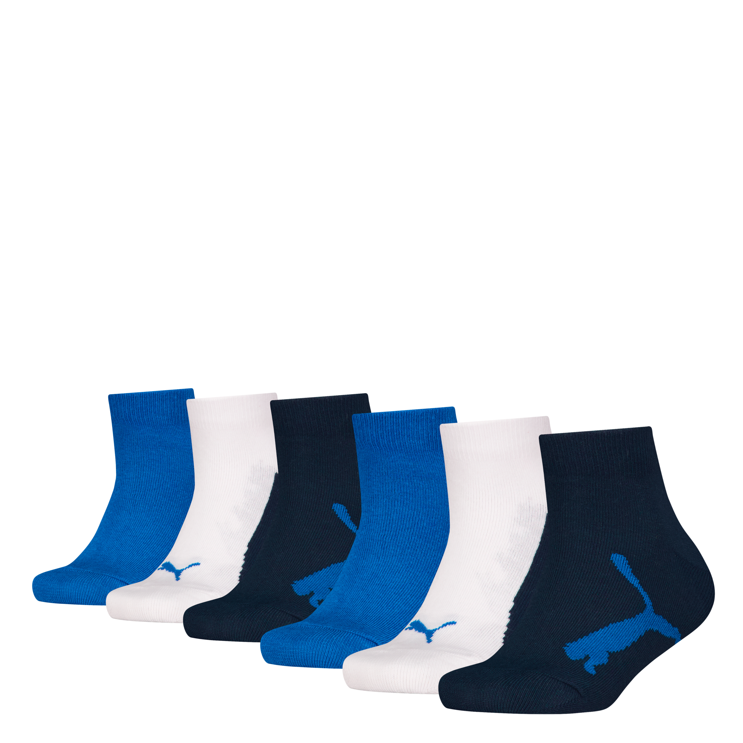 PUMA Kurzsocken »PUMA KIDS BWT QUARTER 6P ECOM« 6 Paar, mit lebhaftem Farbdesign