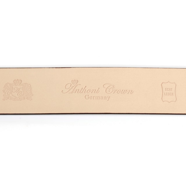 Anthoni Crown Ledergürtel, mit Automatik-Schliesse, Ausstanzungen am Rand  online kaufen bei Jelmoli-Versand Schweiz