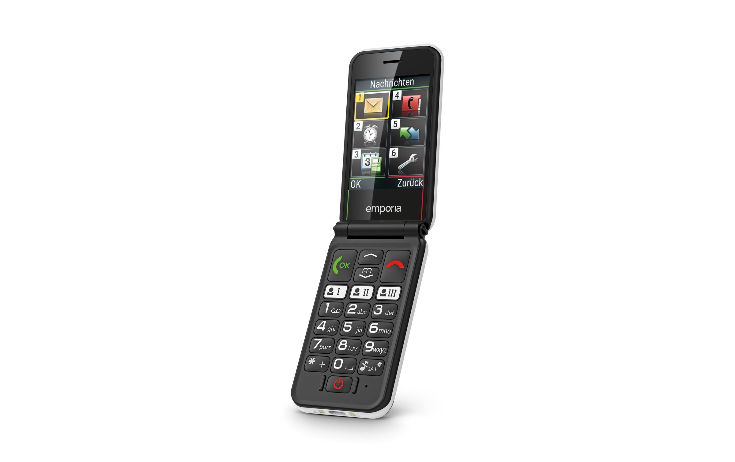 Emporia Smartphone »SIMPLICITYglam V227«, Weiss