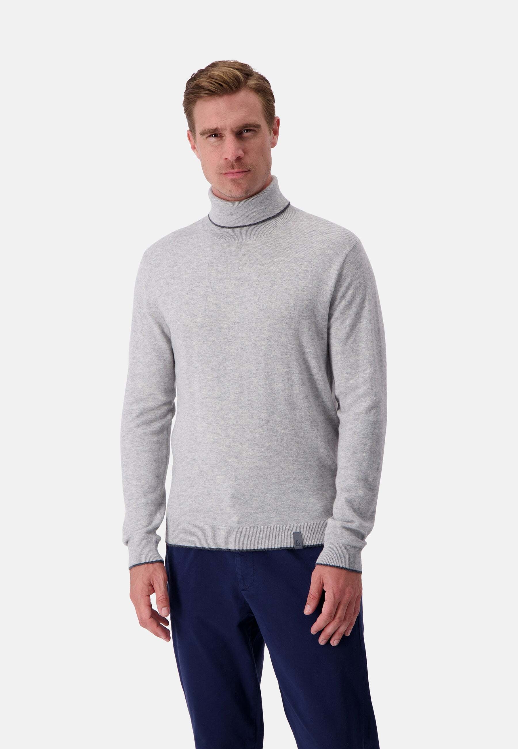 colours & sons Strickpullover »colours & sons Pullover Turtleneck Merino Blend«