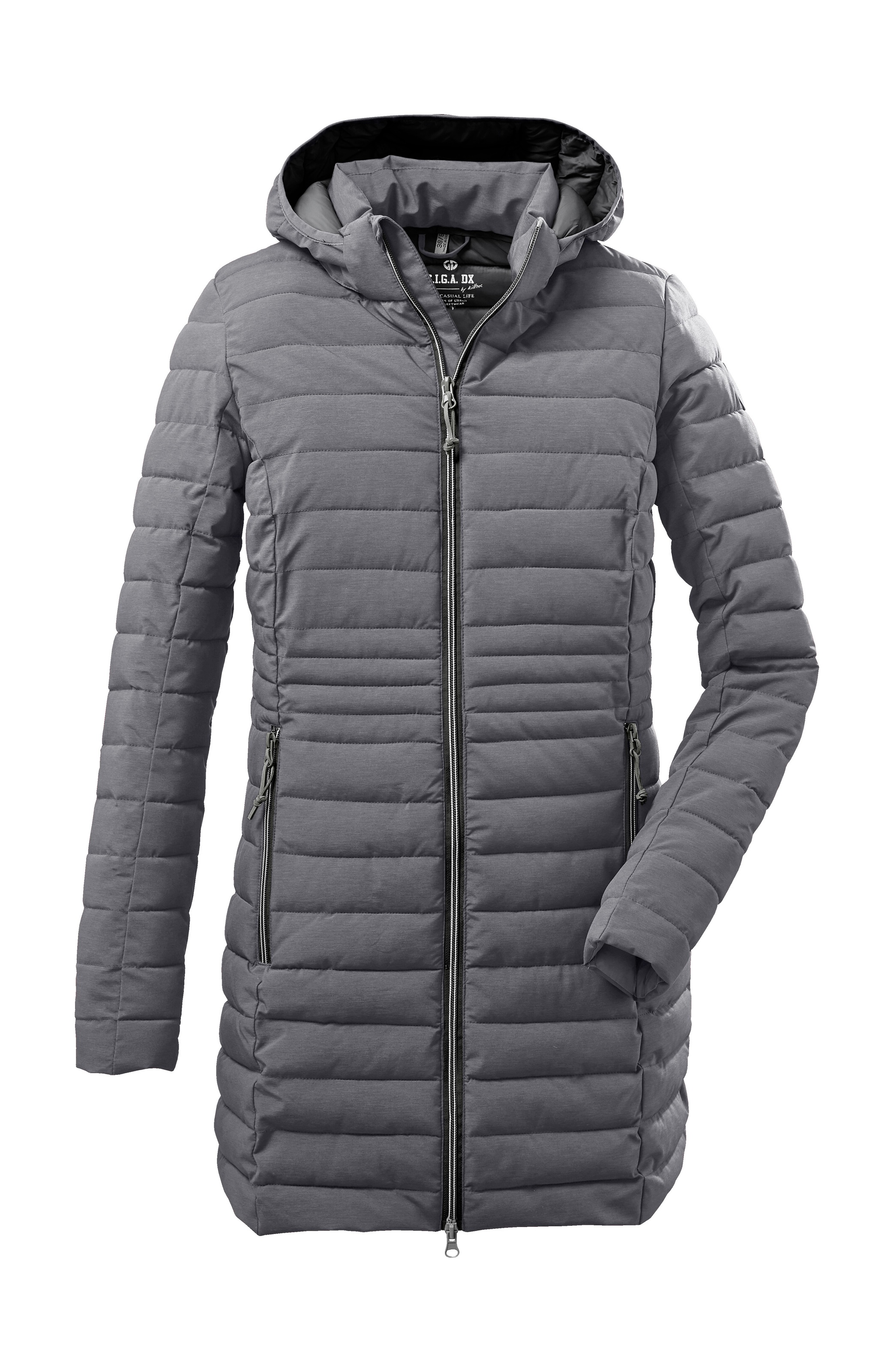 G.I.G.A. DX by killtec Parka »Bacarya« Schmaler, wasserabweisender Damenparka mit abnehmbarer Kapuze