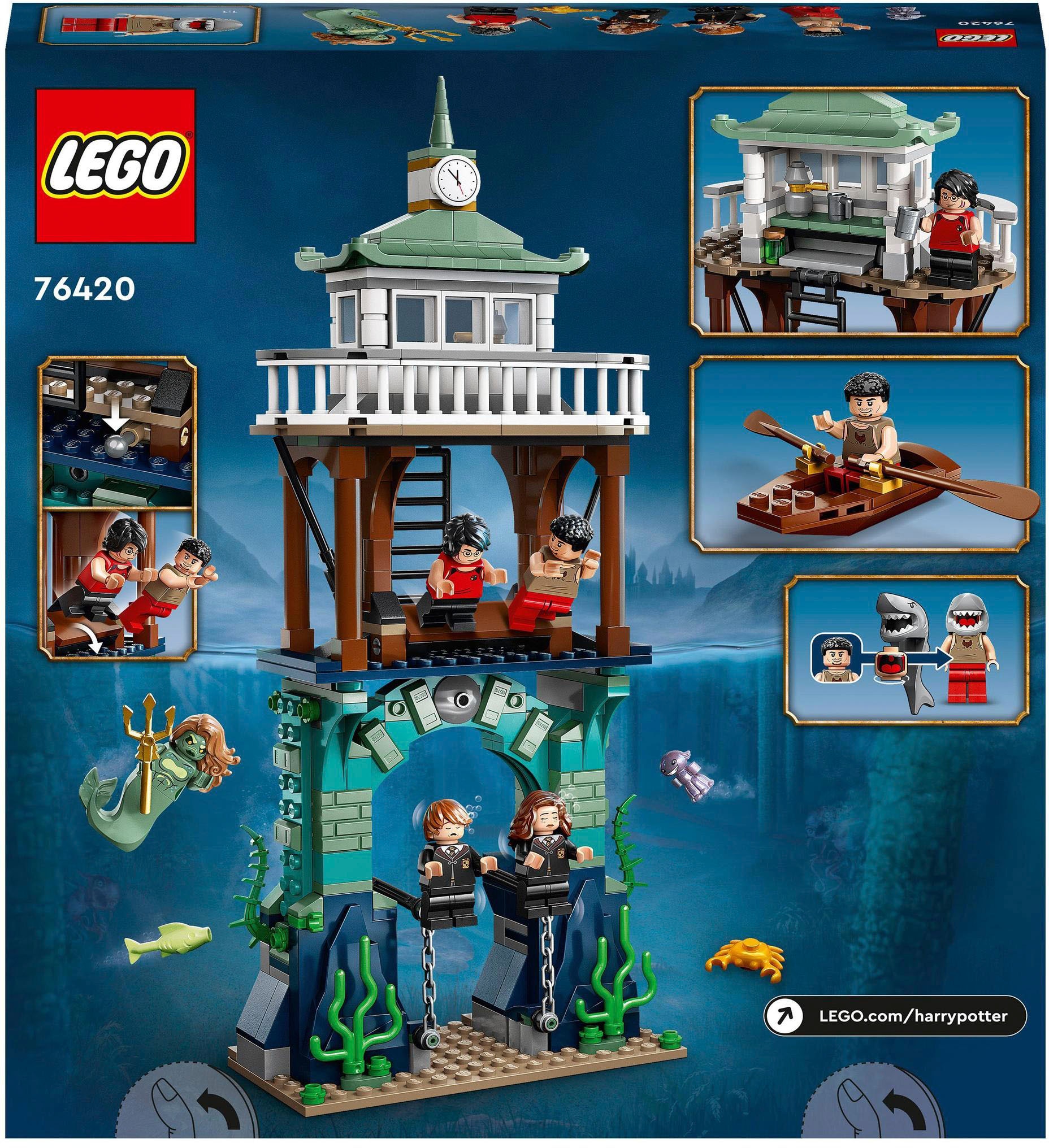 LEGO® Konstruktionsspielsteine »Trimagisches Turnier: Der Schwarze See (76420), LEGO® Harry Potter«, (349 St.)