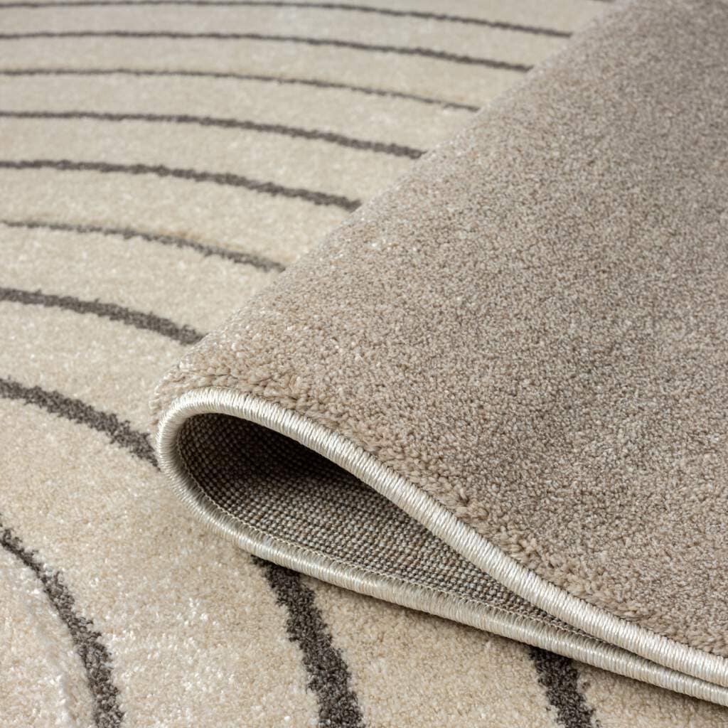 Carpet City Teppich »BONITO7170«, rechteckig, 11 mm Höhe, Flachflor, Hochtief-Muster/ 3D-Effekt, Geo-Muster, für Wohnzimmer