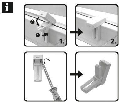 online Zubehör »Klemmträger Klemmträger | 2 St.), Jelmoli-Versand Vitragestangen/Caféhausstangen GARDINIA Vitragestangen/Cafehausstangen«, kaufen (Set, für