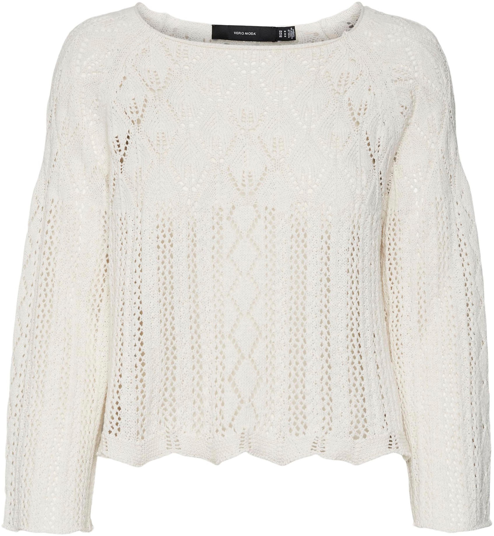 Vero Moda Strickpullover »VMGINGER 3/4 BOATNECK PULLOVER GA NOOS«