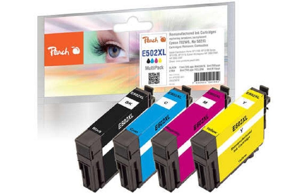 Tintenpatrone »Epson No 502XL (T02W6) 1x BK, C, M, Y«, (4 St.)