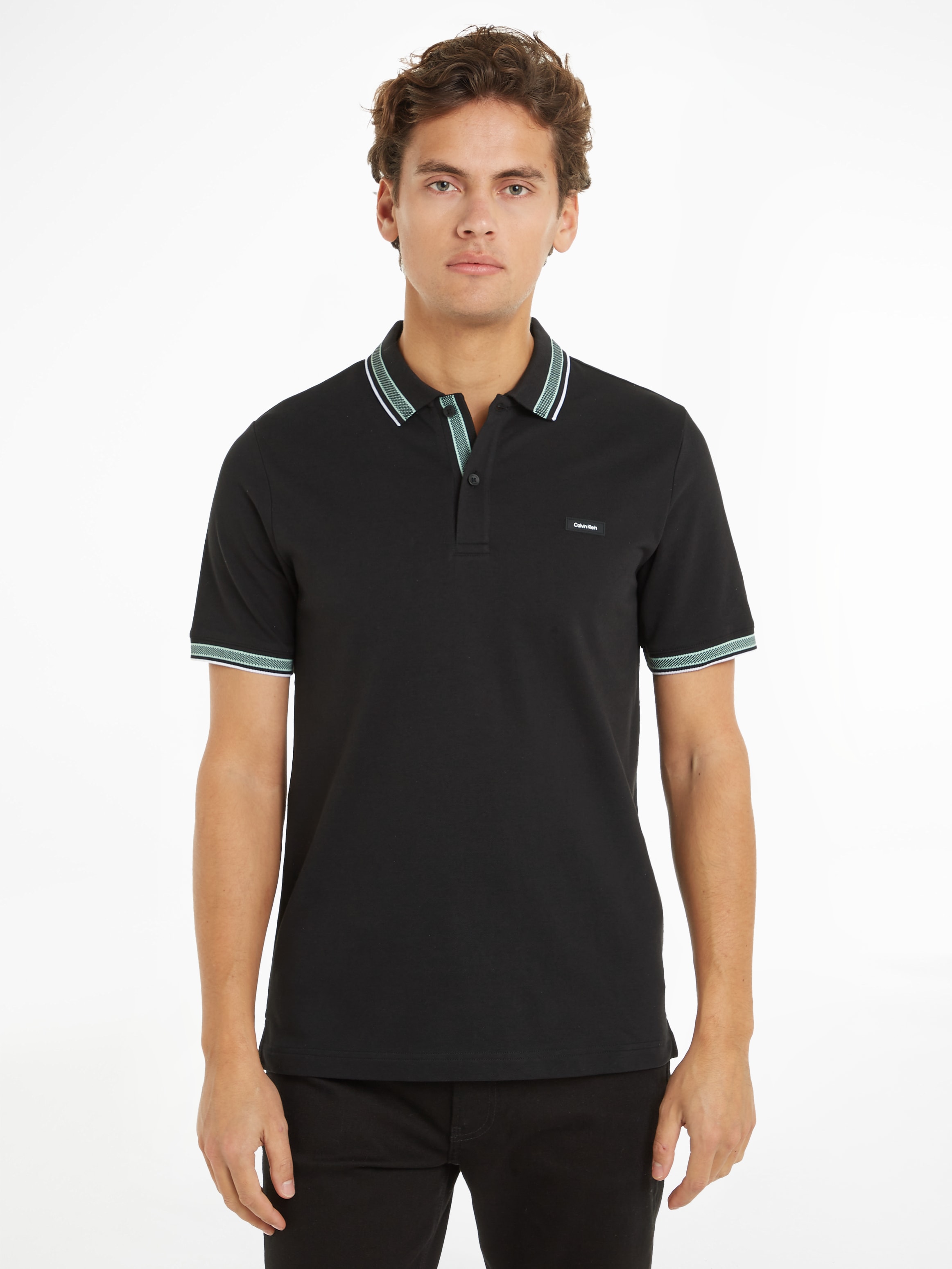 Poloshirt »STRETCH PIQUE MULTI TIPPING POLO«, mit Logoschriftzug