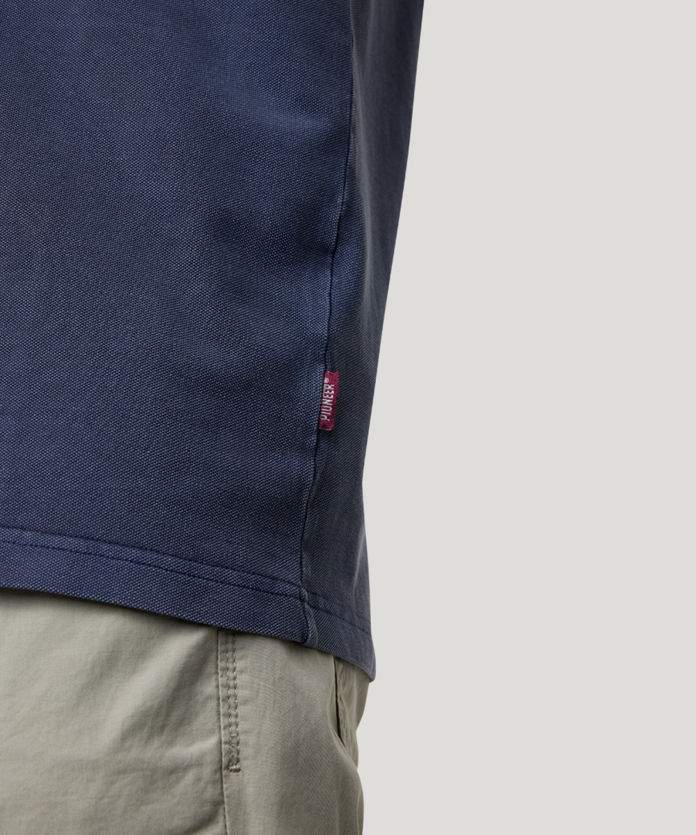 Pioneer Authentic Jeans Poloshirt, mit Logostickerei