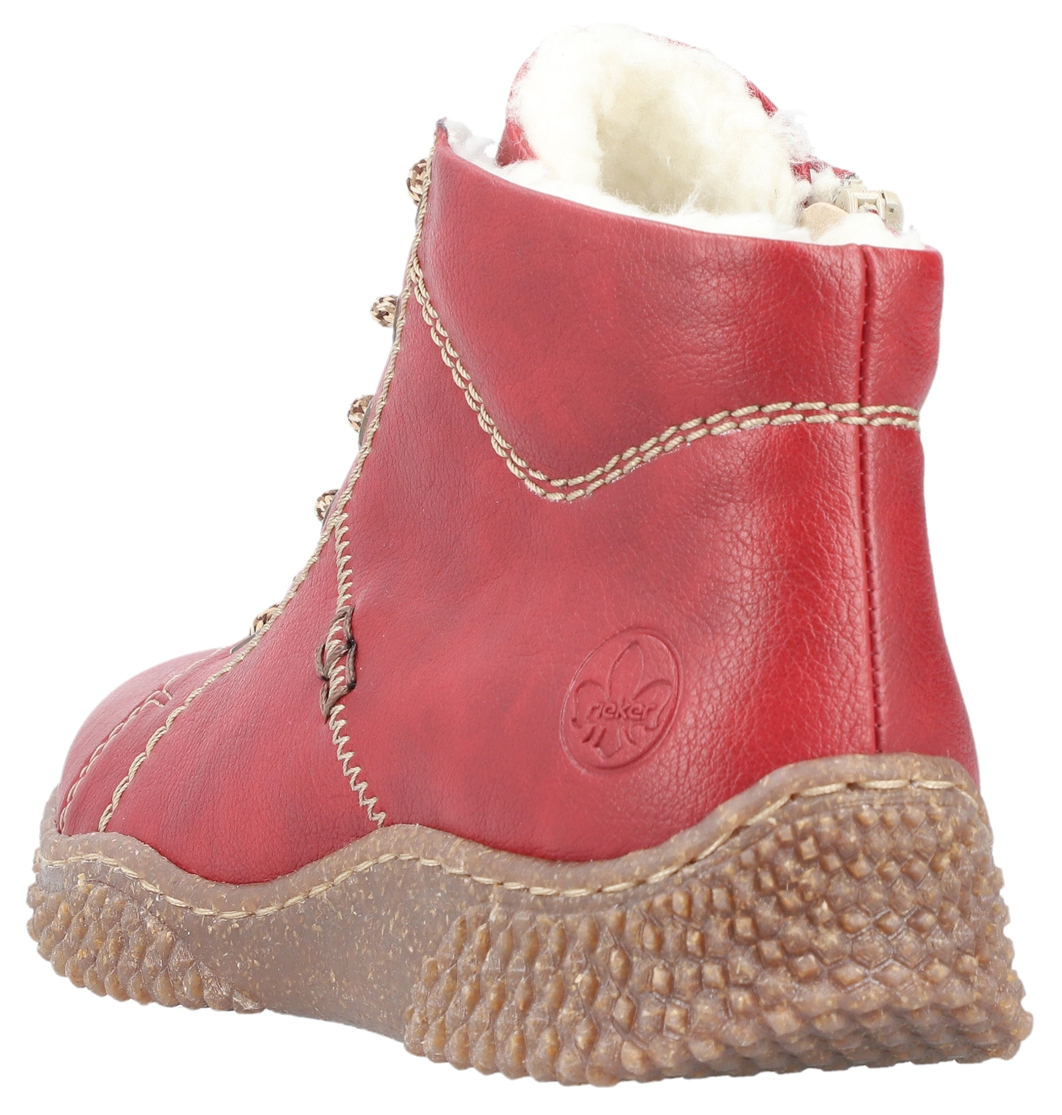 Rieker Winterboots, Schnürboots, Stiefelette, High Top Sneaker mit Innenreissverschluss