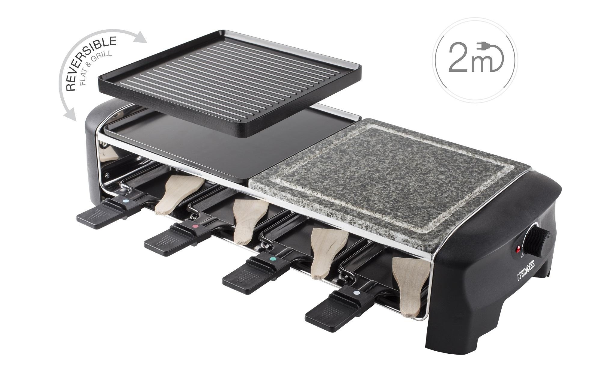 PRINCESS Raclette »Grill und Stone 8er«, 1400 W