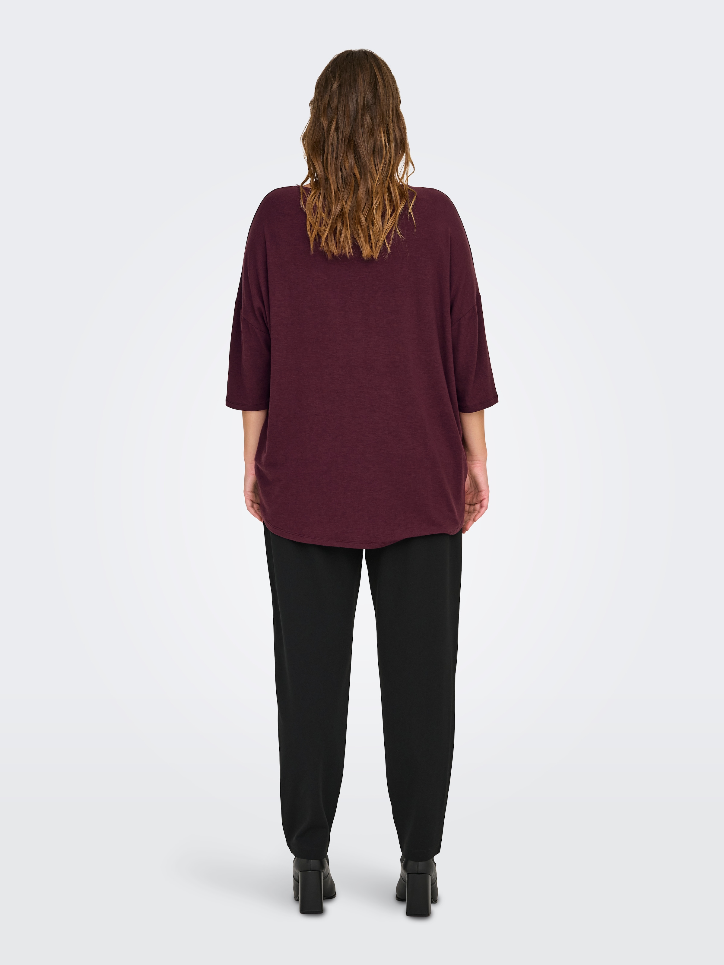 ONLY CARMAKOMA 3/4-Arm-Shirt »CARLAMOUR 3/4 TOP JRS NOOS«