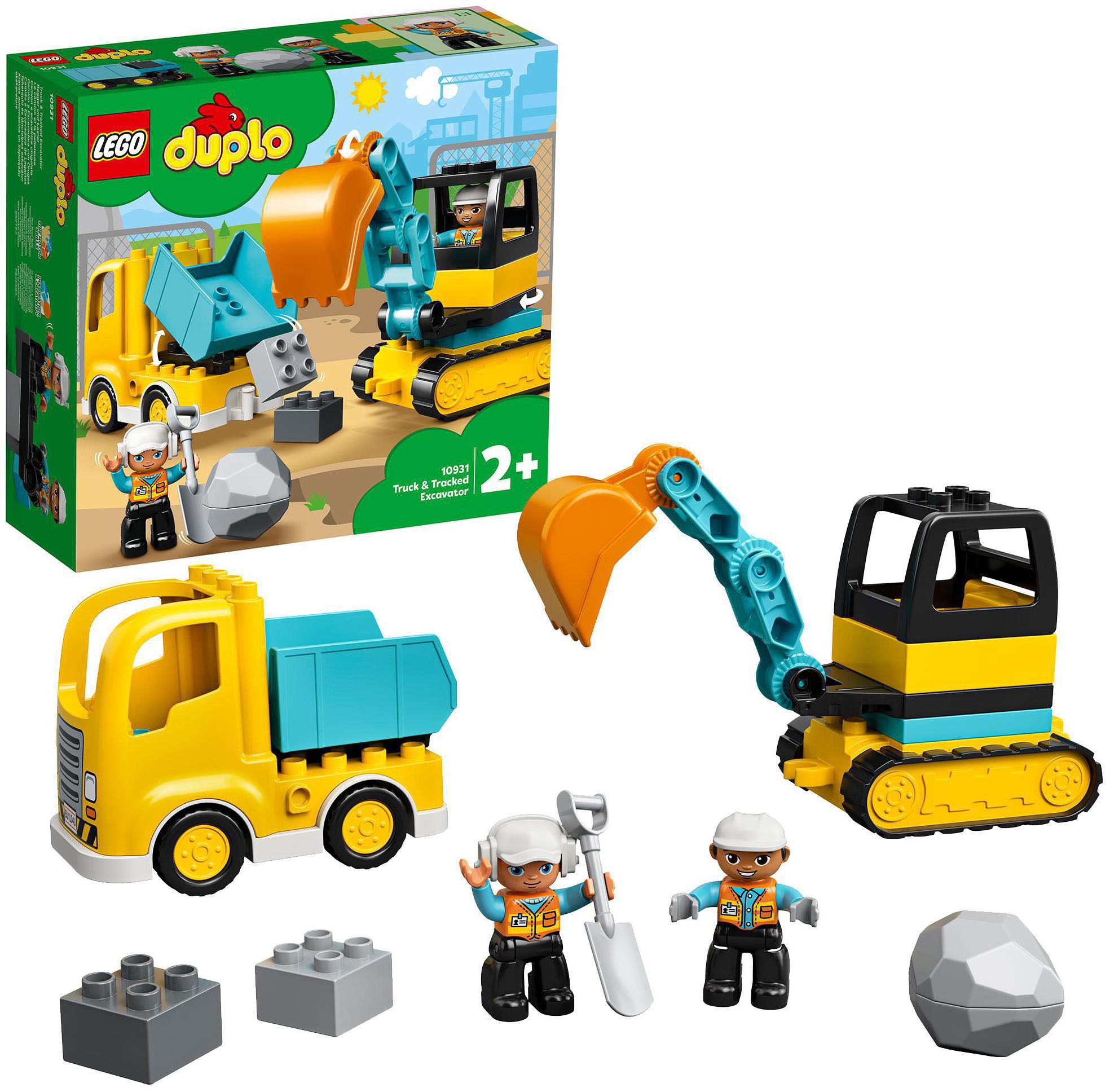 ✵ LEGO® Konstruktionsspielsteine »Bagger und Laster (10931), LEGO® DUPLO®  Town«, (20 St.) online ordern | Jelmoli-Versand
