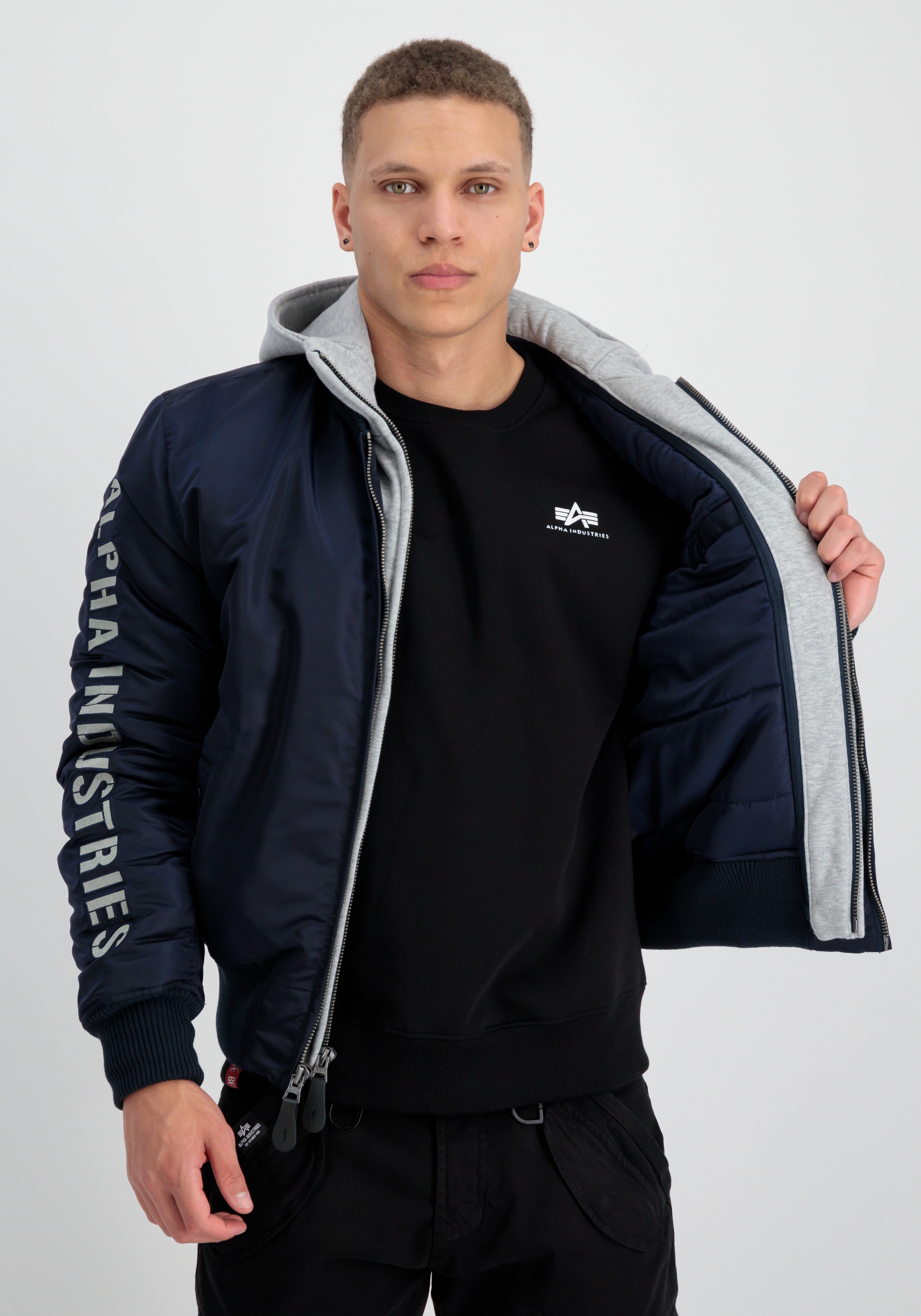 Alpha Industries Bomberjacke »MA-1 D-Tec Sleeve Embroidery«