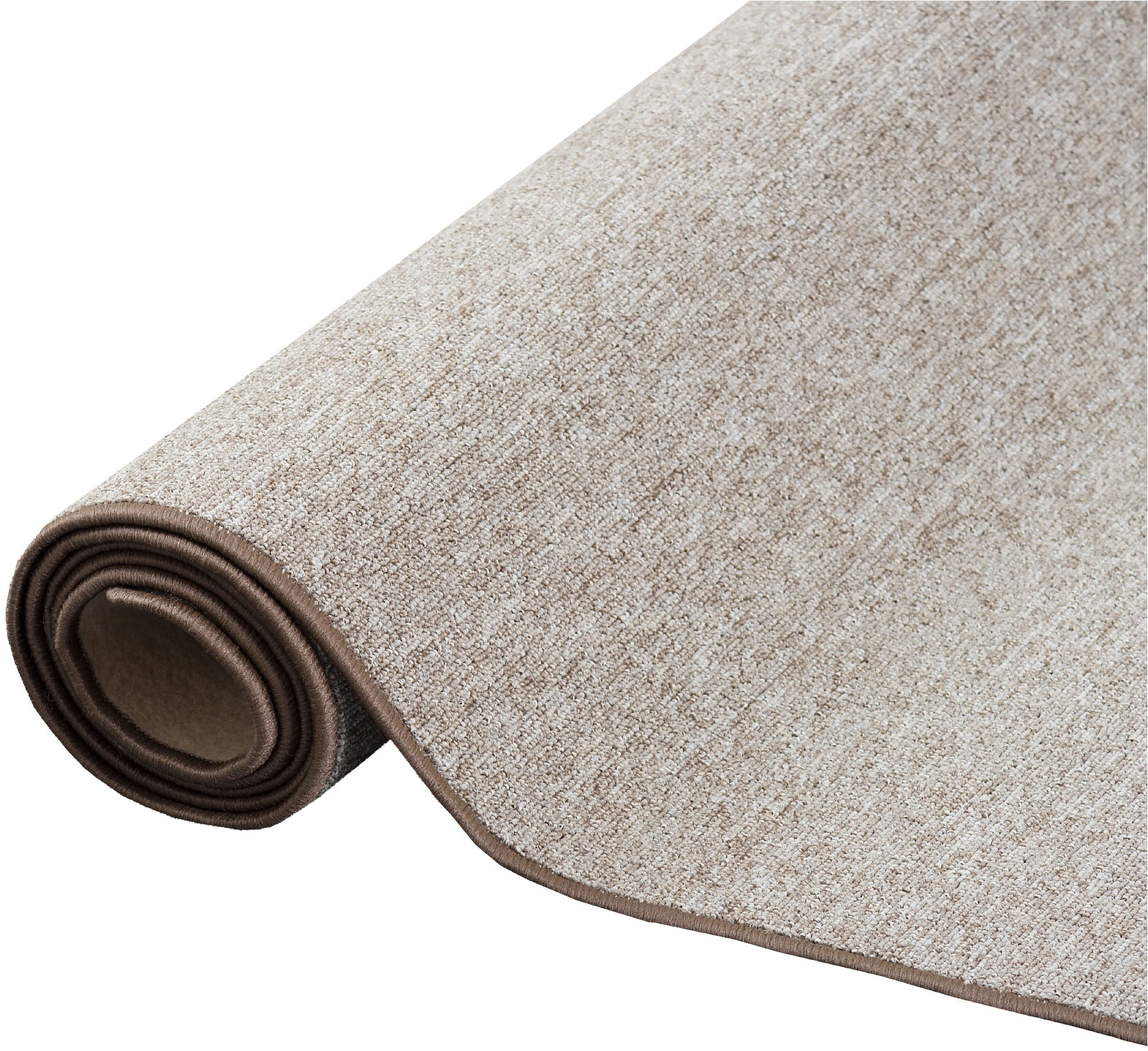 my home Teppich »Fortis, Schlinge, Made in Netherlands«, rechteckig, 5 mm Höhe, Uni Farben, gekettelt, auch als Läufer, strapazierfähig, Wohnzimmer