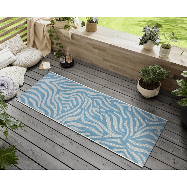 NORTHRUGS Läufer »Cebra«, rechteckig, Flachgewebe Zebra Design, gekettelt,  Robust, Pflegeleicht online kaufen | Jelmoli-Versand