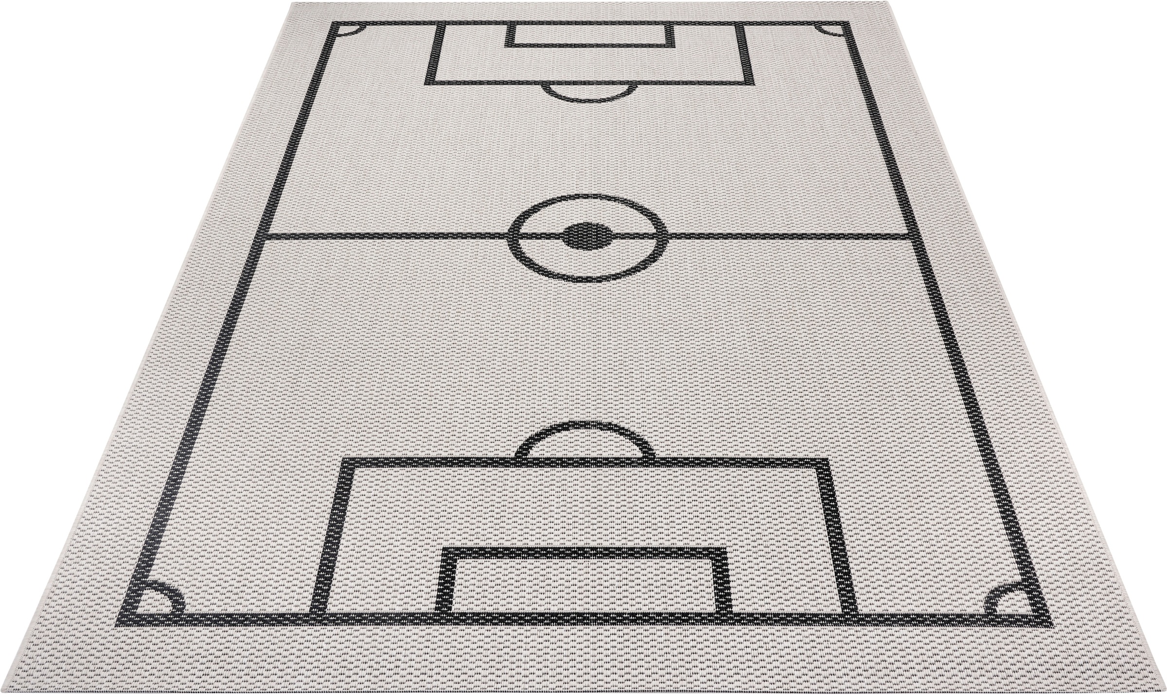 Lüttenhütt Kinderteppich »Fussballfeld«, rechteckig, 3 mm Höhe, Fussball,... kaufen
