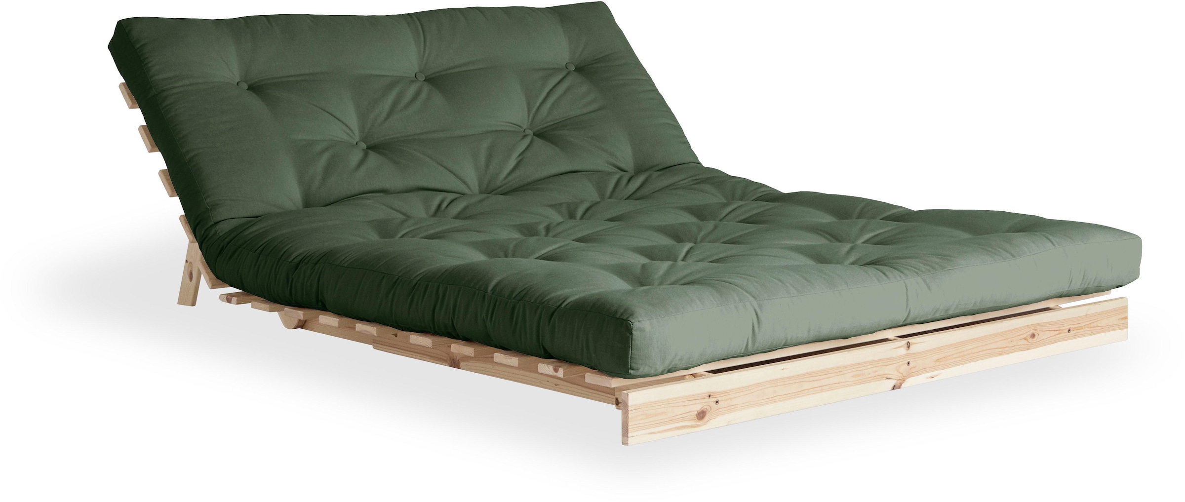 Karup Design Daybed »Roots Schlafsofa, Gästebett, Sofa inkl. Futonmatratze«, Liegefläche 90/140/160 x200 cm, FSC® zertifizierte Kiefer