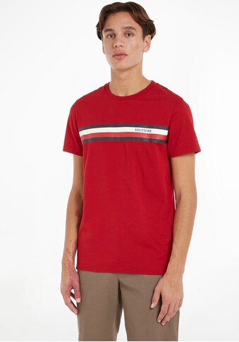 Tommy Hilfiger T-Shirt »RWB MONOTYPE CHEST STRIPE TEE« kaufen