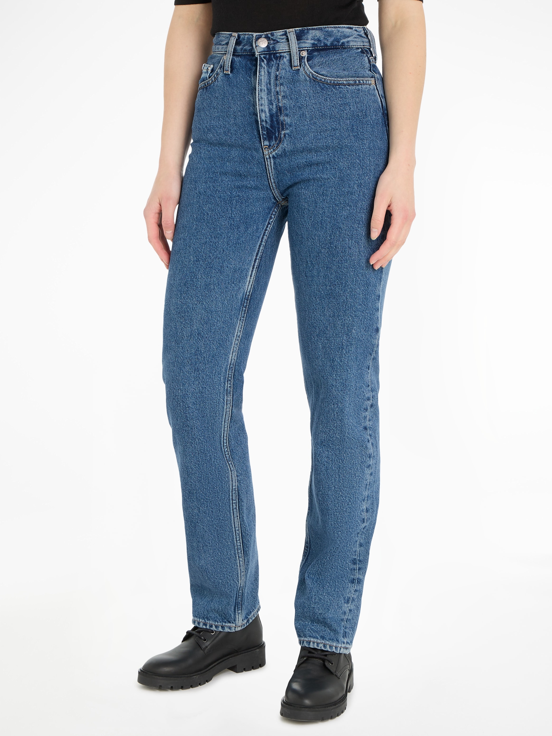 Calvin Klein Jeans Straight-Jeans »HIGH RISE STRAIGHT«, im 5-Pocket-Style