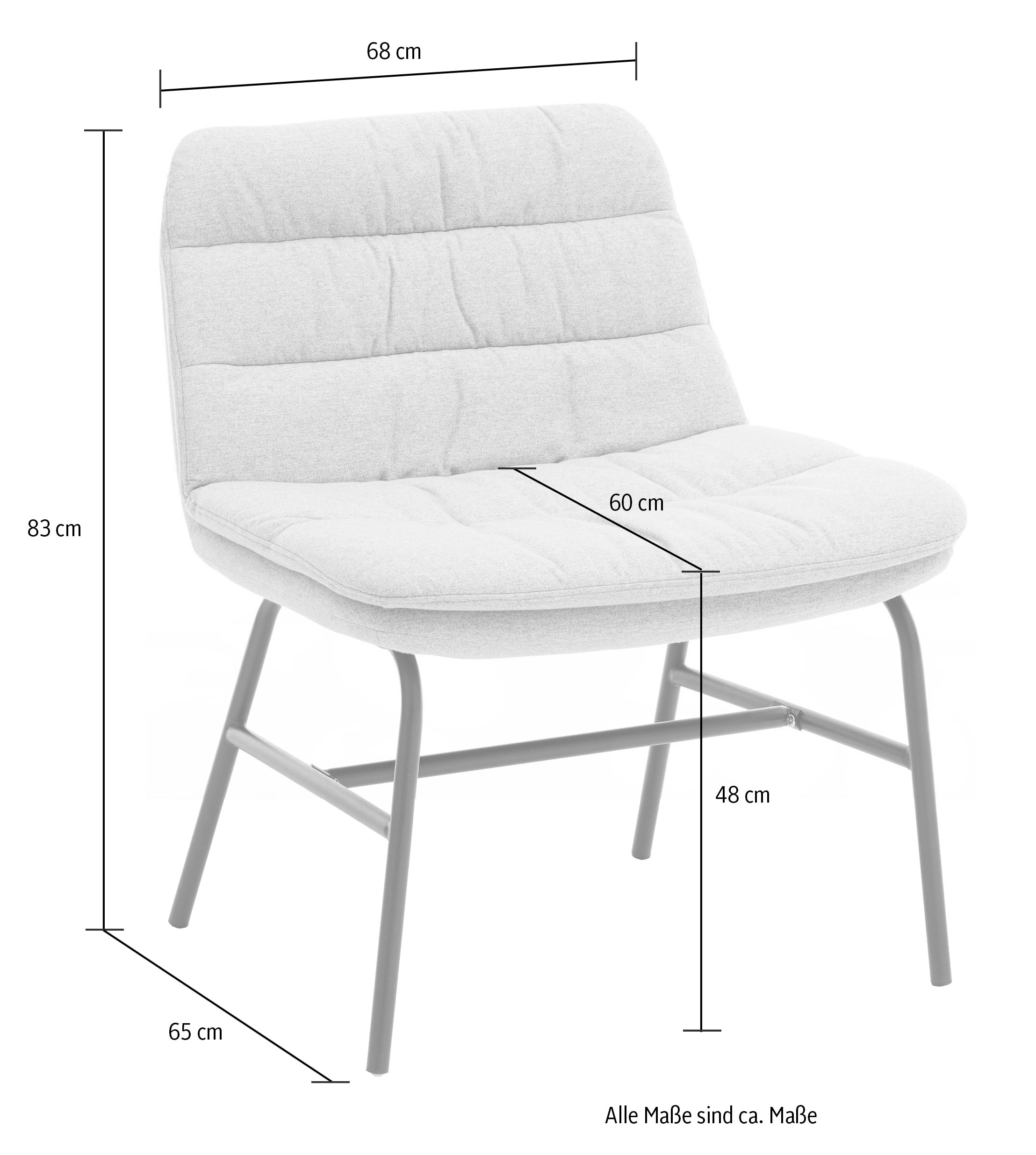 Home affaire Polsterstuhl »Peter«, (Set), 2 St., Feinstruktur, moderner  Stuhl mit breiter und tiefer Sitzfläche online kaufen | Jelmoli-Versand | Polsterstühle
