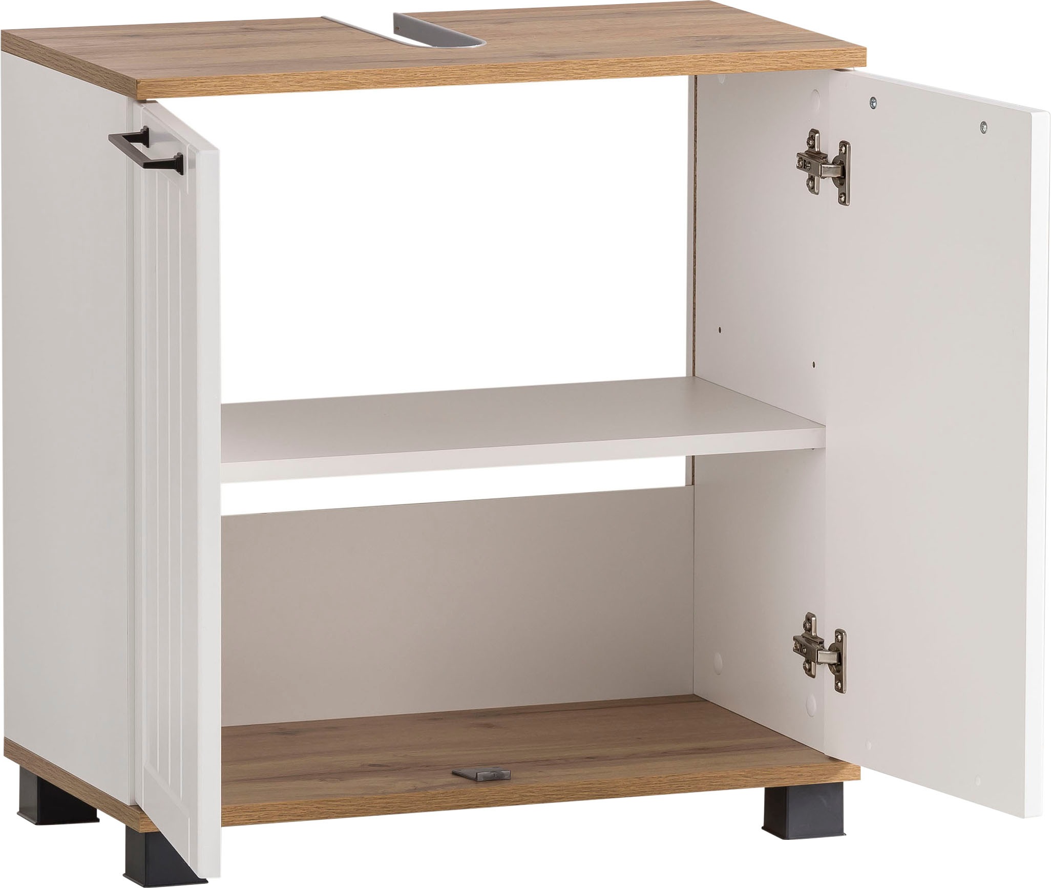 Tchibo - Waschbeckenunterschrank »Jelda« - 60x32,5x62,5cm - schwarz -