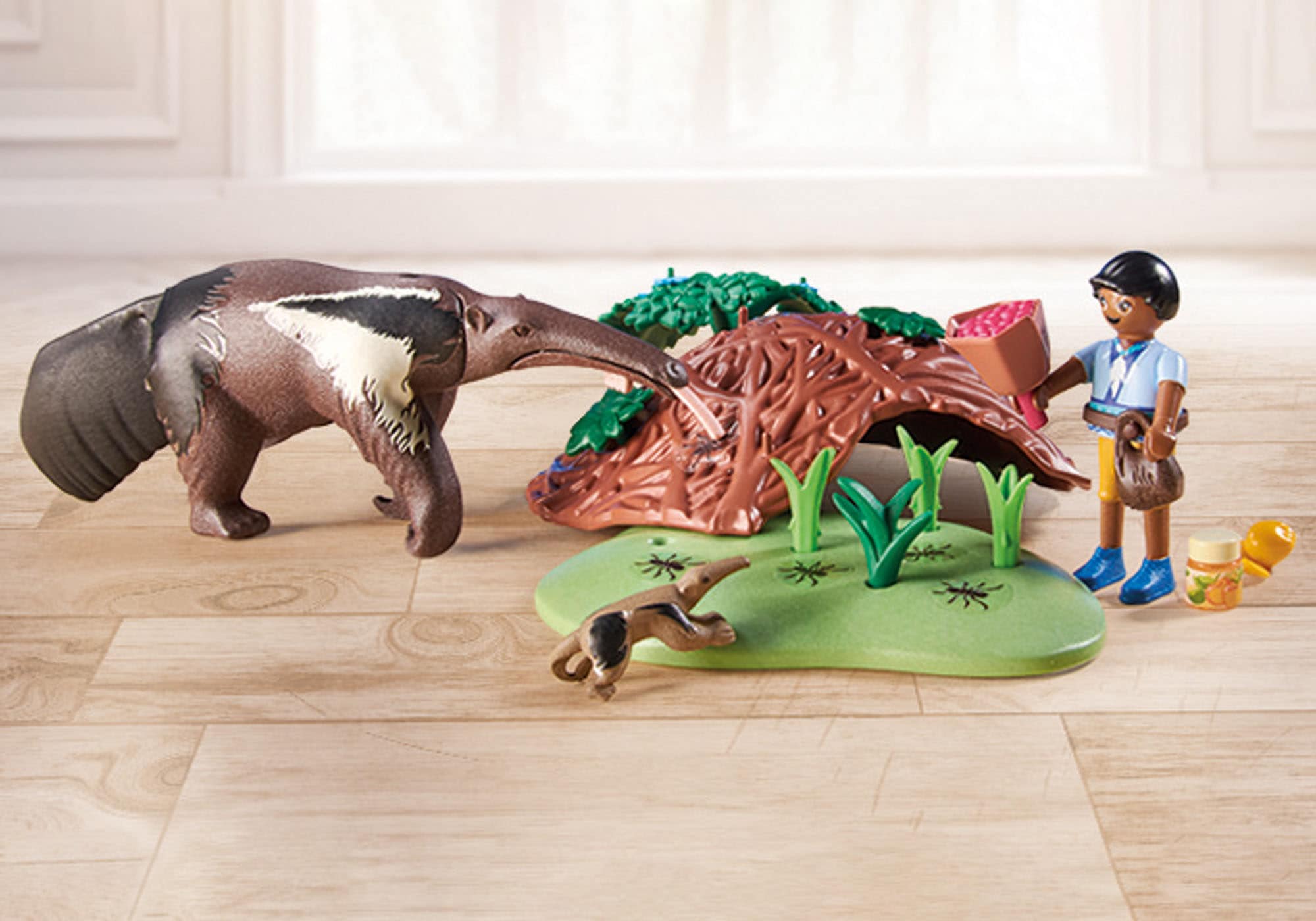 Playmobil® Konstruktions-Spielset »Wiltopia - Ameisenbärpflege (71012), Wiltopia«, (39 St.), teilweise aus recyceltem Material; Made in Germany