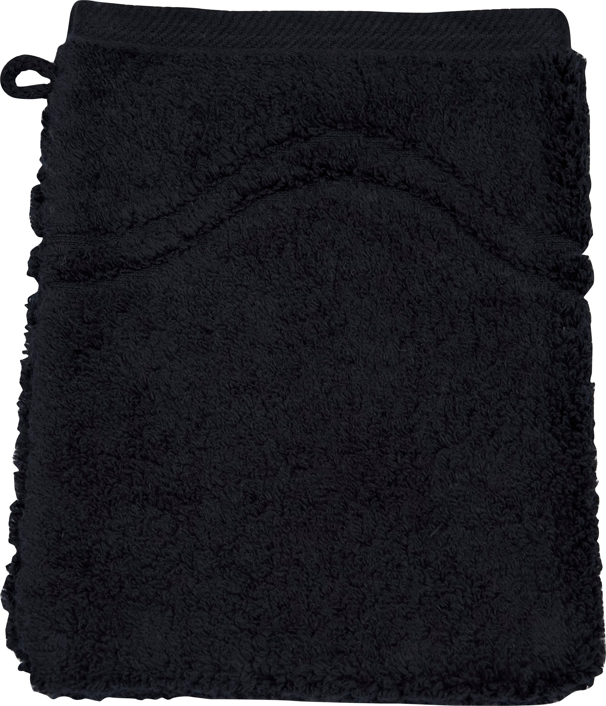 ROSS Waschhandschuh »Cashmere feeling«, (6 St.), mit Wellen-Bordüre