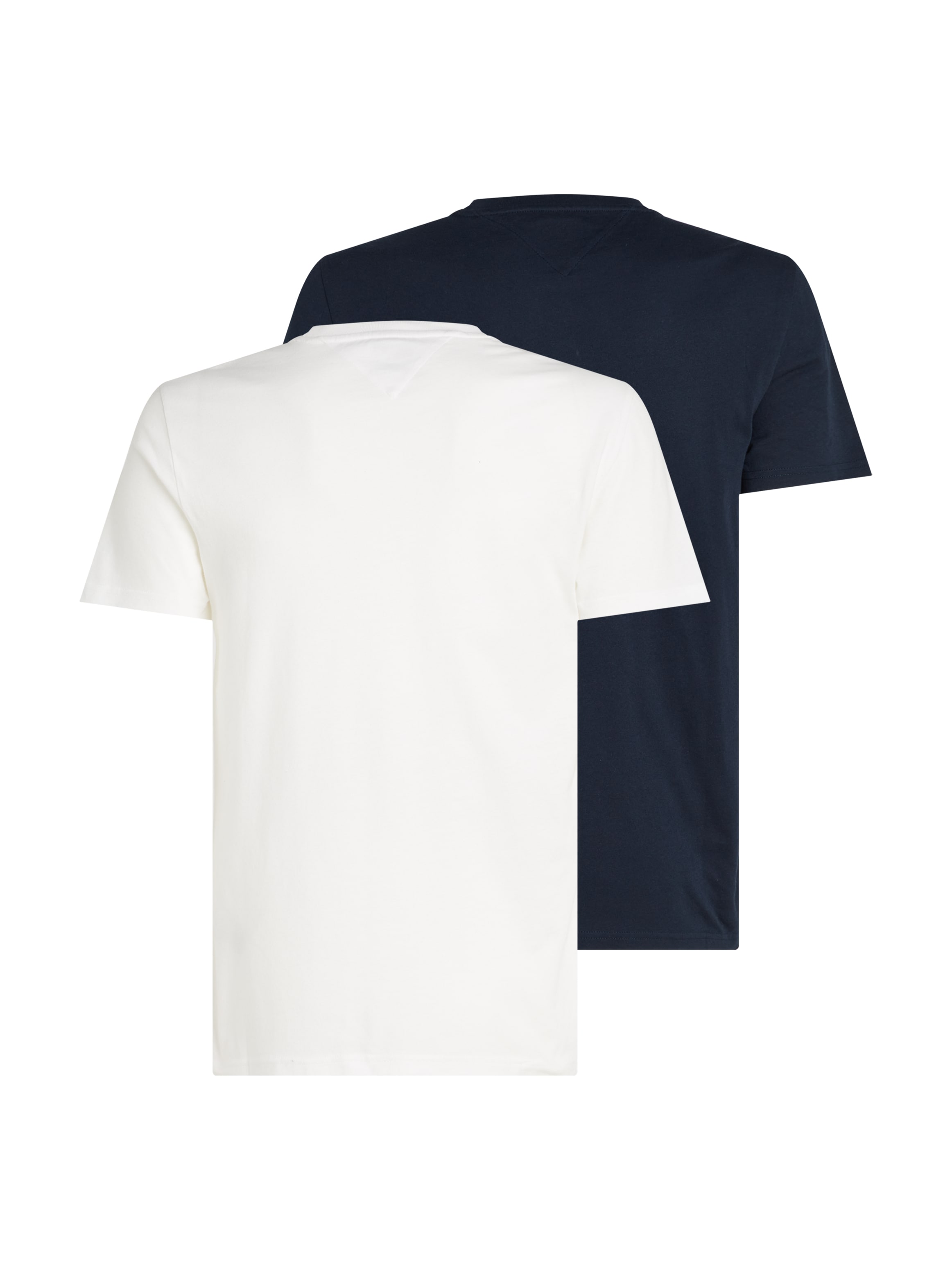 Tommy Jeans Plus Rundhalsshirt »TJM XSLIM 2PACK JERSEY TEE EXT«, (Packung, 2er-Pack), in Grossen Grössen, Logostickerei
