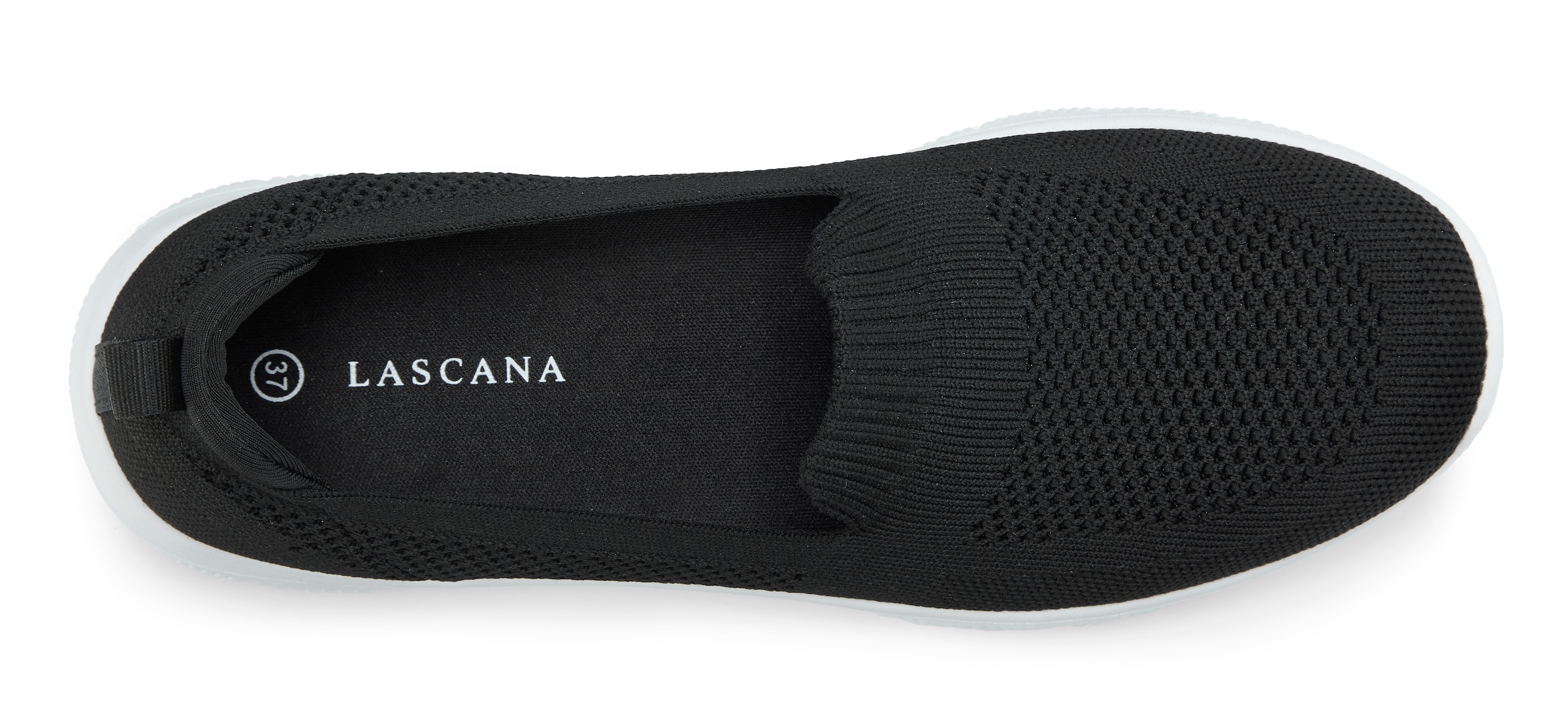 LASCANA Slipper, Slip-On-Sneaker, Halbschuh, ultraleichter Sneaker, VEGAN