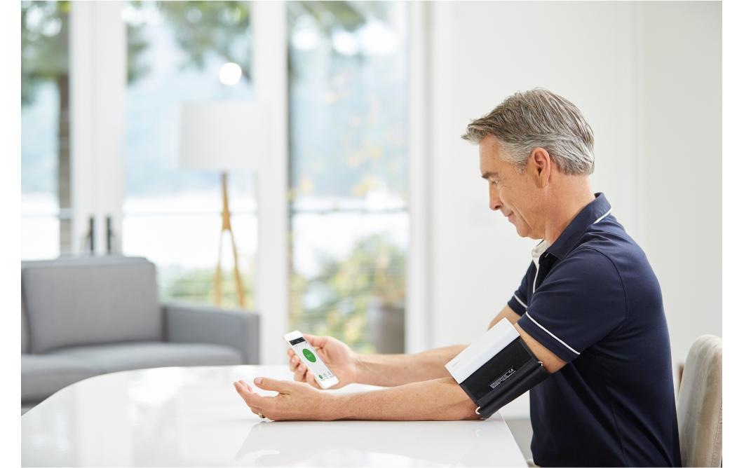 Qardio Blutdruckmessgerät »Qardio weiss«, Arrhythmie-Erkennung, Messergebnis-Einstufung
