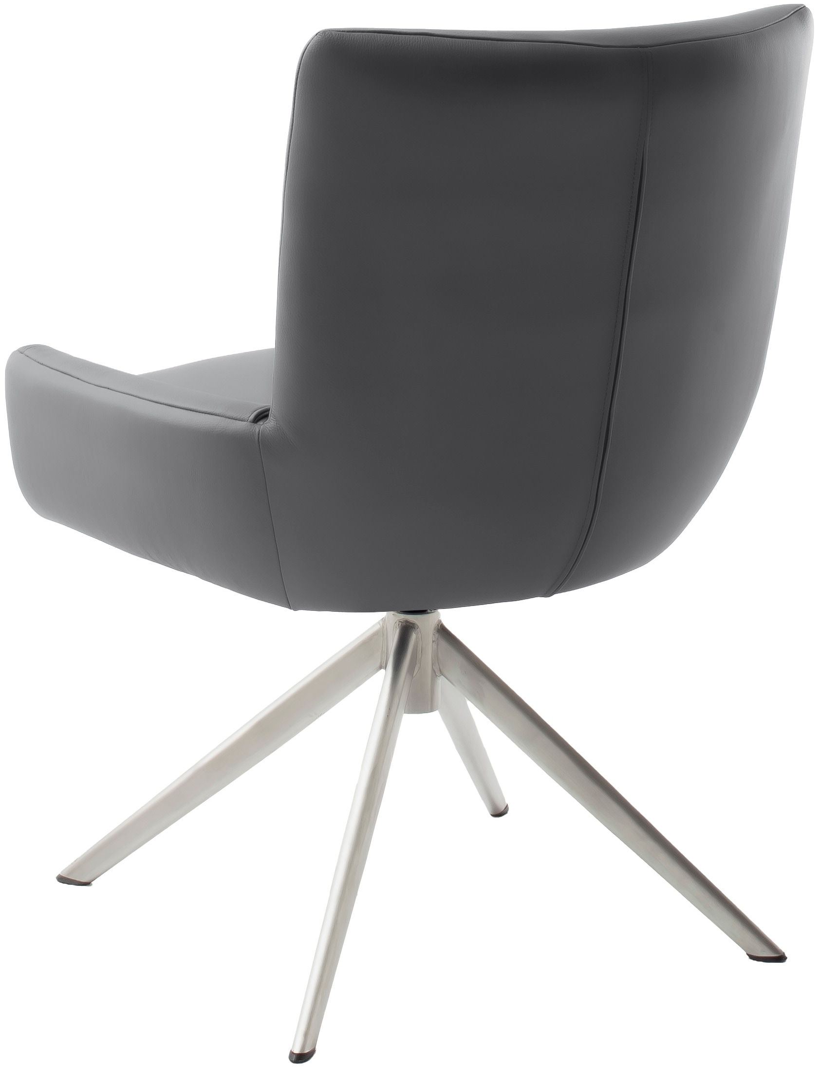 MCA furniture 4-Fussstuhl »WILSON Esszimmerstuhl, Armlehnstuhl, Polsterstuhl, modern«, (Set), 1 St., Leder, Stuhl, Armlehnenstuhl, drehbar, Taschenfederkern, belastbar 160 kg,XXL