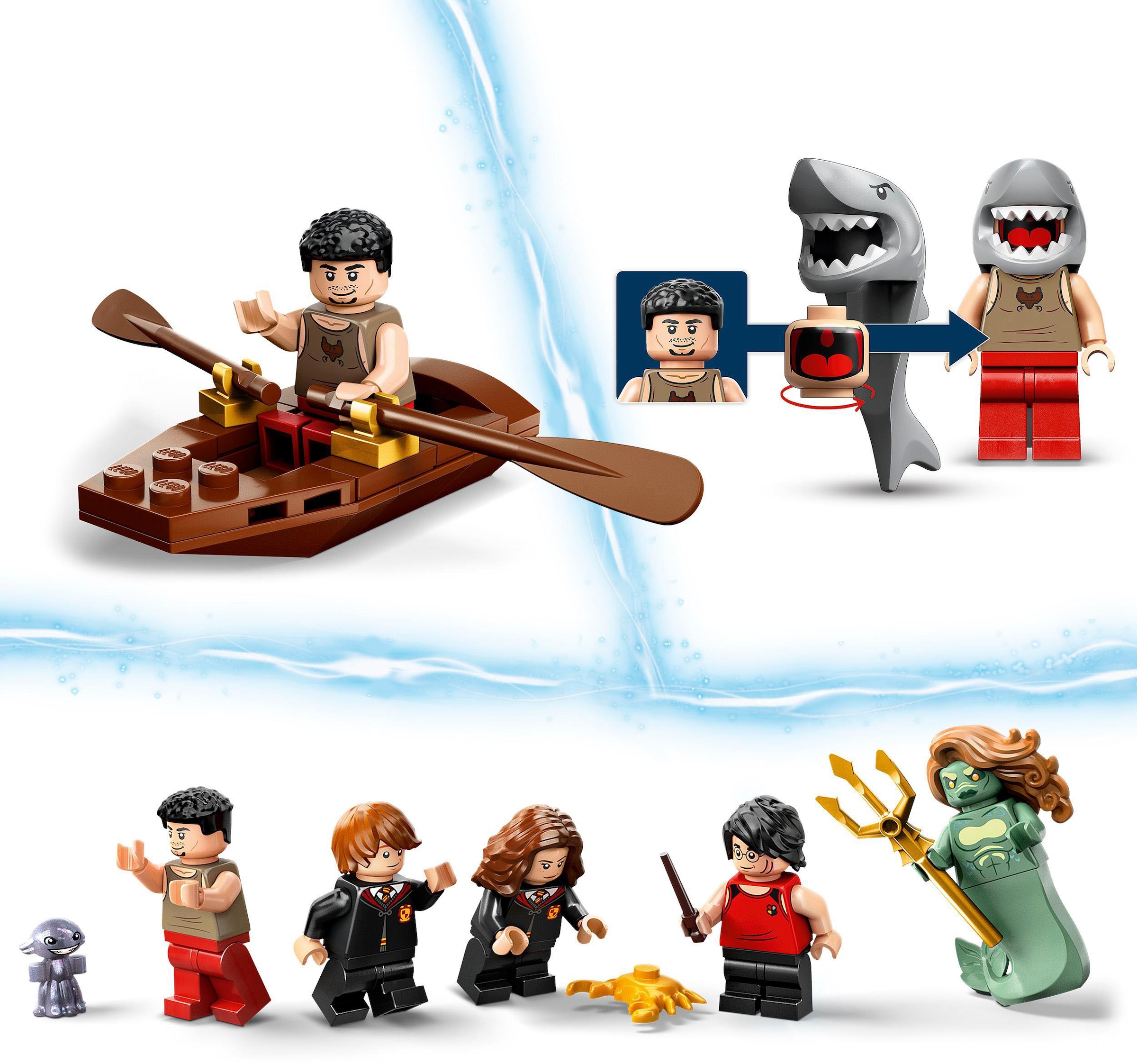 LEGO® Konstruktionsspielsteine »Trimagisches Turnier: Der Schwarze See (76420), LEGO® Harry Potter«, (349 St.)