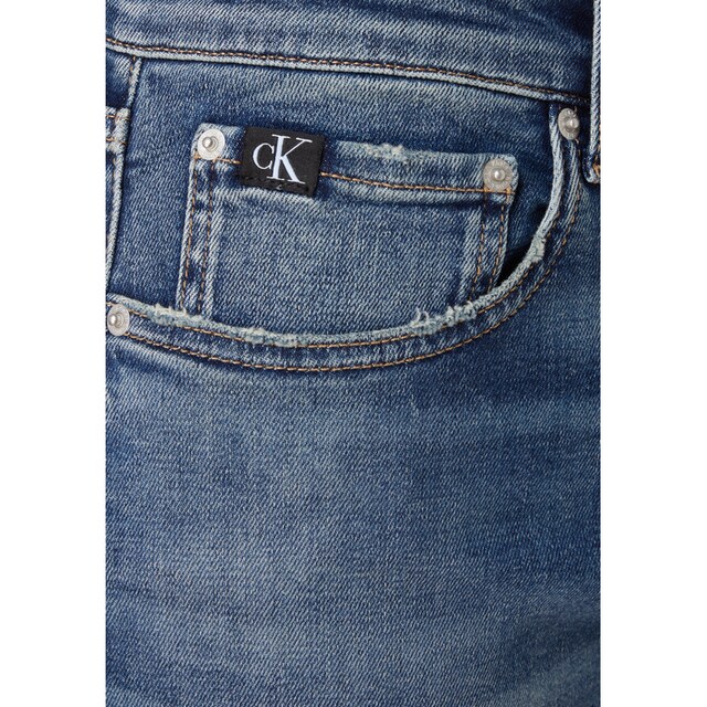 Calvin Klein Jeans Tapered-fit-Jeans »SLIM TAPER«, mit Calvin Klein Leder- Badge online bestellen | Jelmoli-Versand
