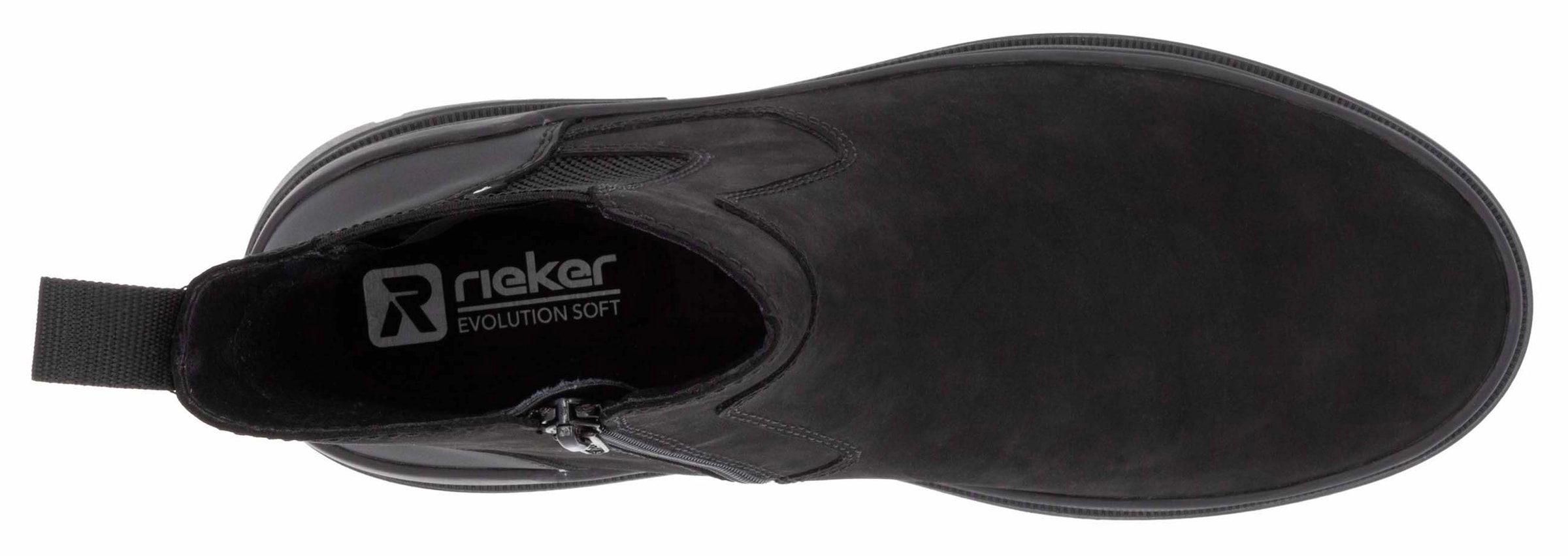 Rieker EVOLUTION Chelseaboots, Schlupfboots, Stiefelette mit praktischem Innenreissverschluss
