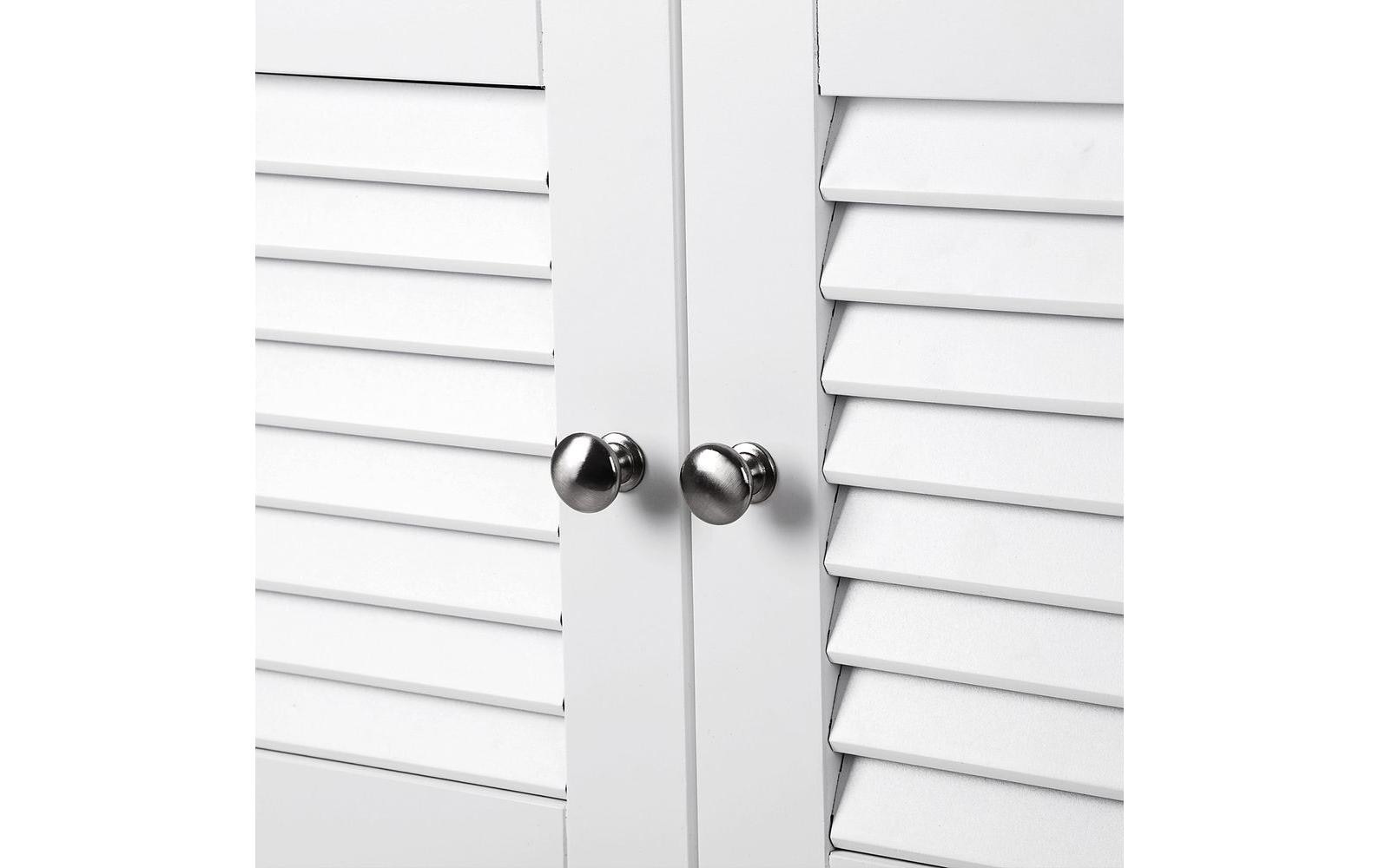 VASAGLE Waschbeckenunterschrank »mit Türen 60 x 60 cm, Weiss«